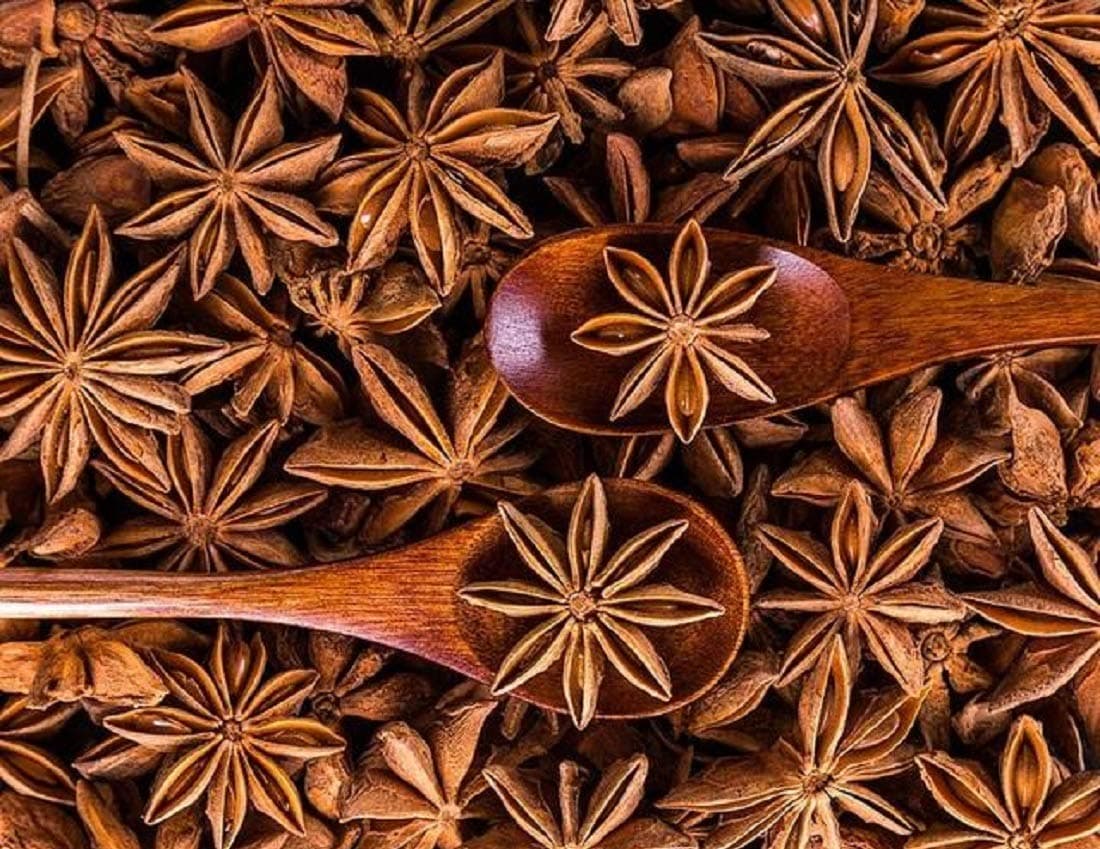 (1 LB) 100% ALL Natura Sun Dried Star Anise,Star Aniseed
