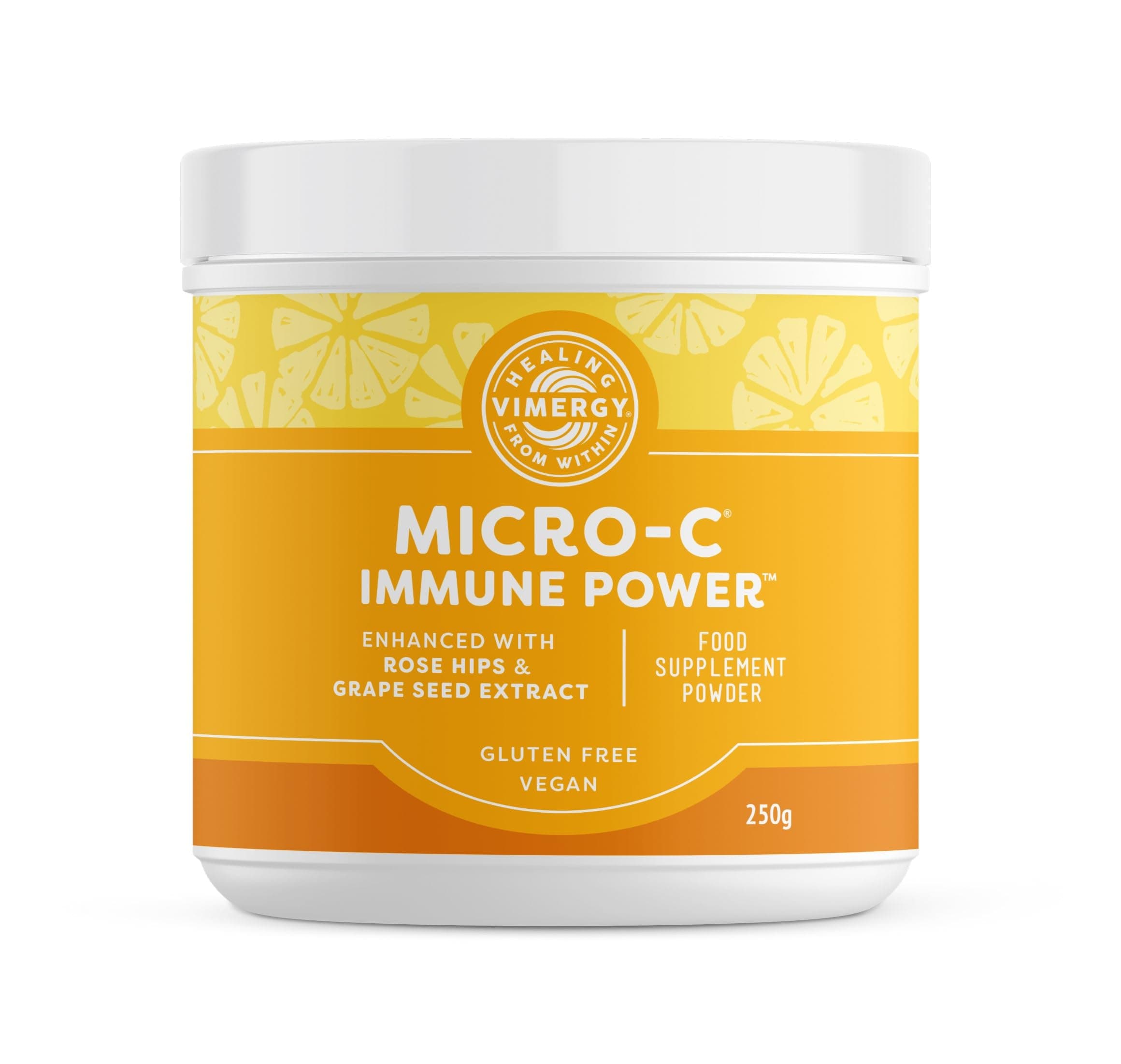 Micro-C Immune Power, 139 Servings – Vitamin C 1000mg – Gentle ascorbic Acid – Buffered Vitamin C Powder – Immune & Nerve Support – Benefits Bone & Cartilage – Gluten-Free – Vegan (250g)