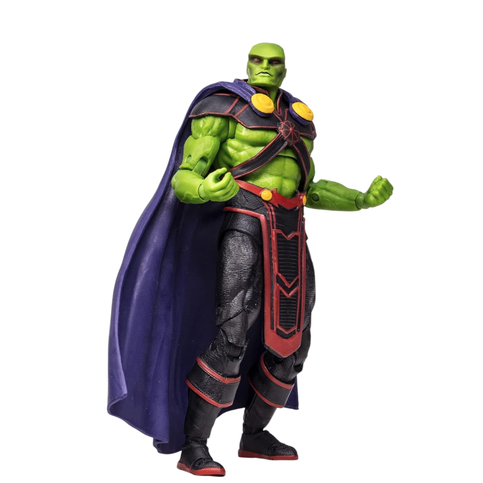 Toys DC Multiverse Martian Manhunter 7" Action Figure with Accessories, Multicolor