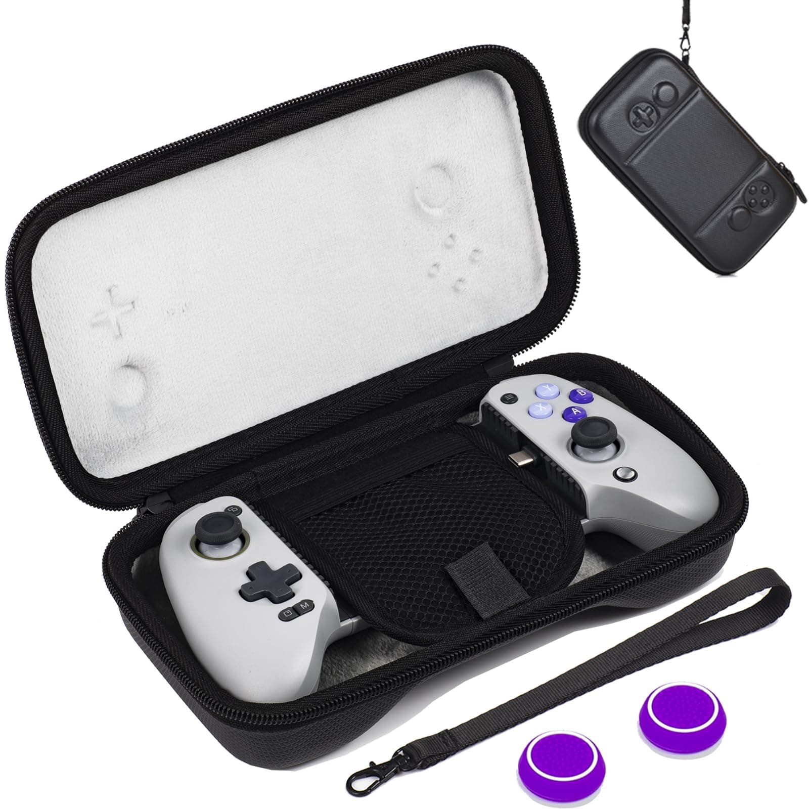 WEPIGEEKC Carrying Case for GameSir G8 Galileo Mobile Gaming Controller with Joysticks and Handle Keep Game Control Organizer.