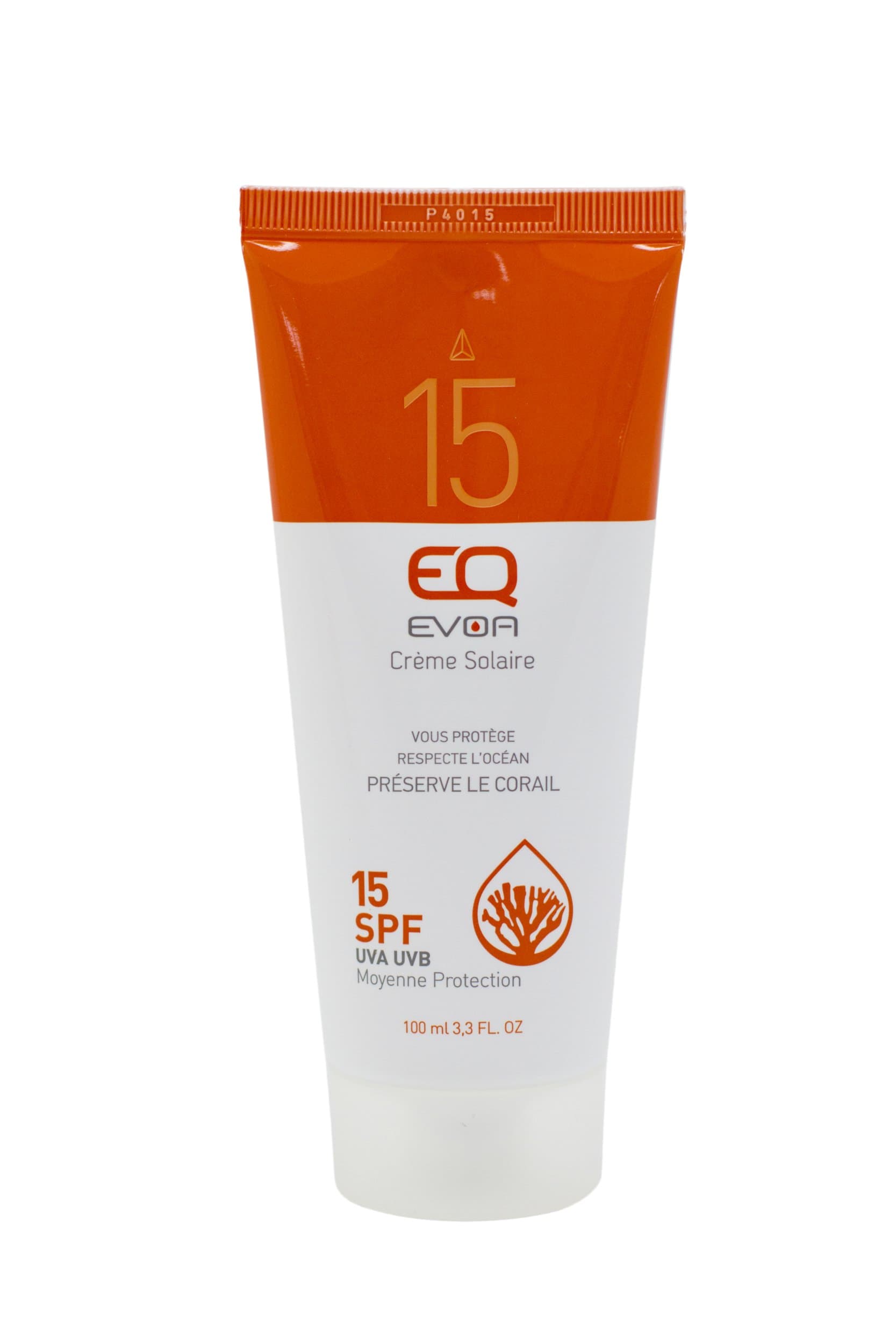 EQ Evoa SPF15 Organic Sunscreen Cream, 100 ml