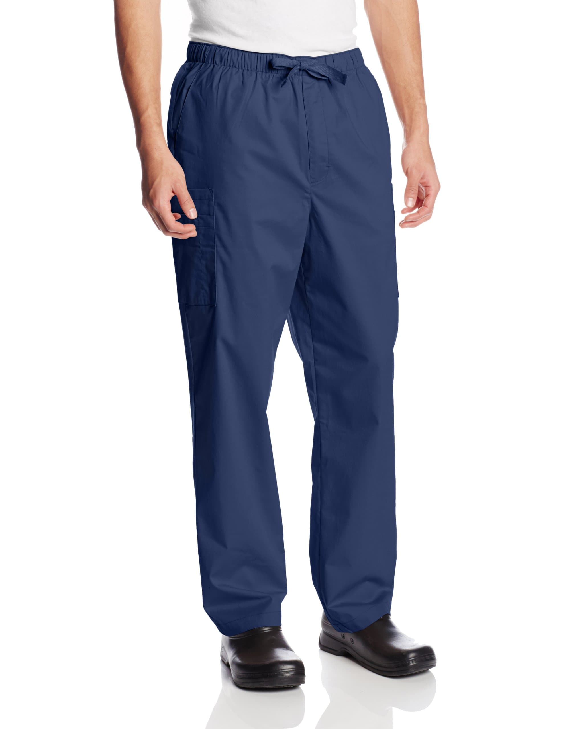 Workwear Scrubs Men's Big & Tall Stretch Utility Pant - Blue - XXL