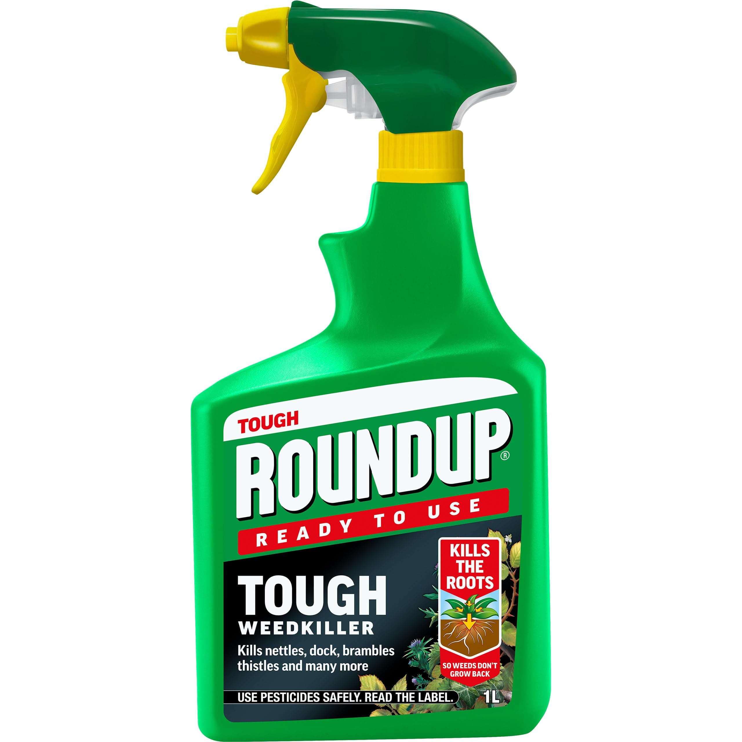 Tough Weedkiller, Ready to Use, Spray, 1 Litre