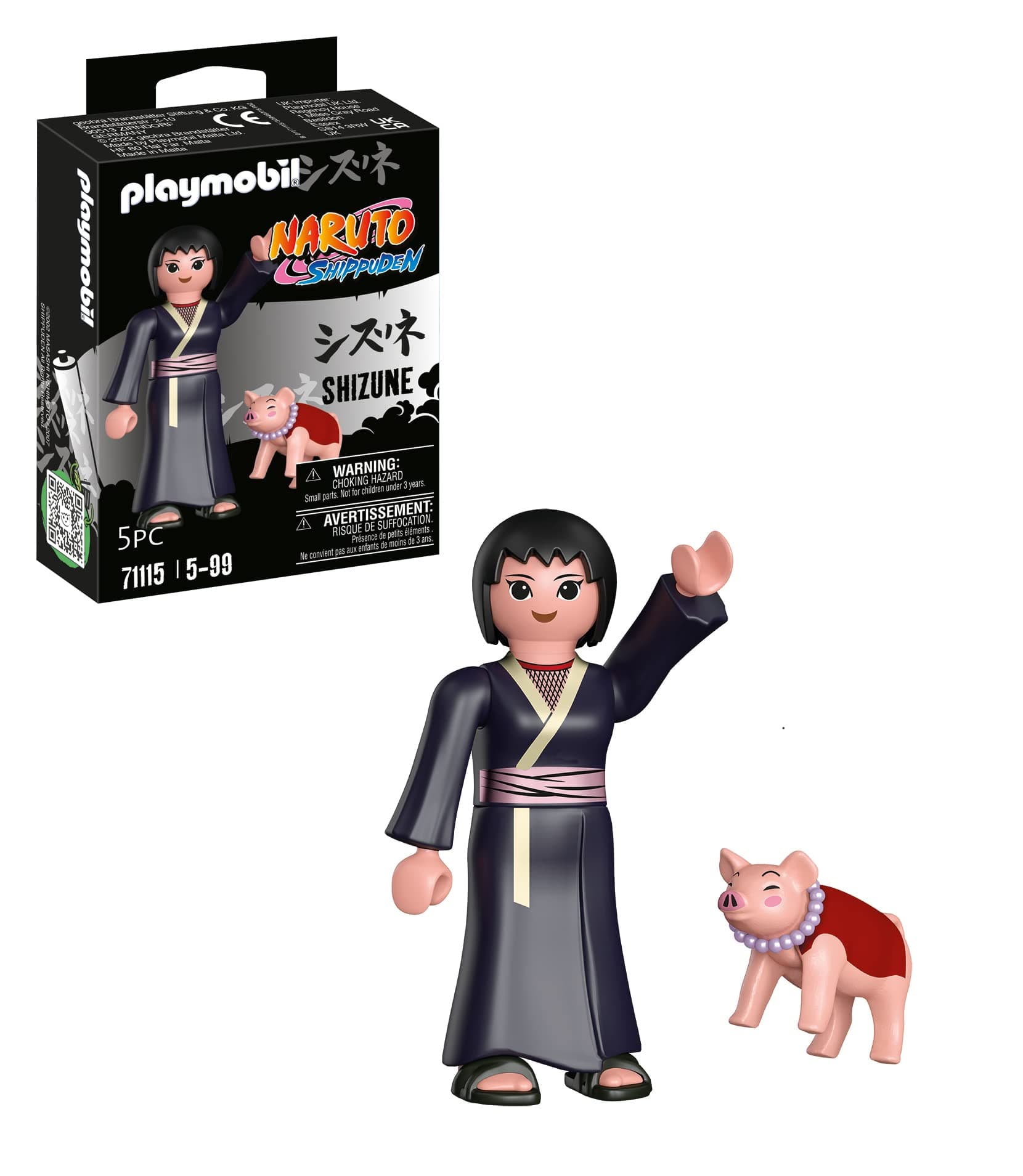 Playmobil 71115 Naruto Shizune 3-Inch Action Figure