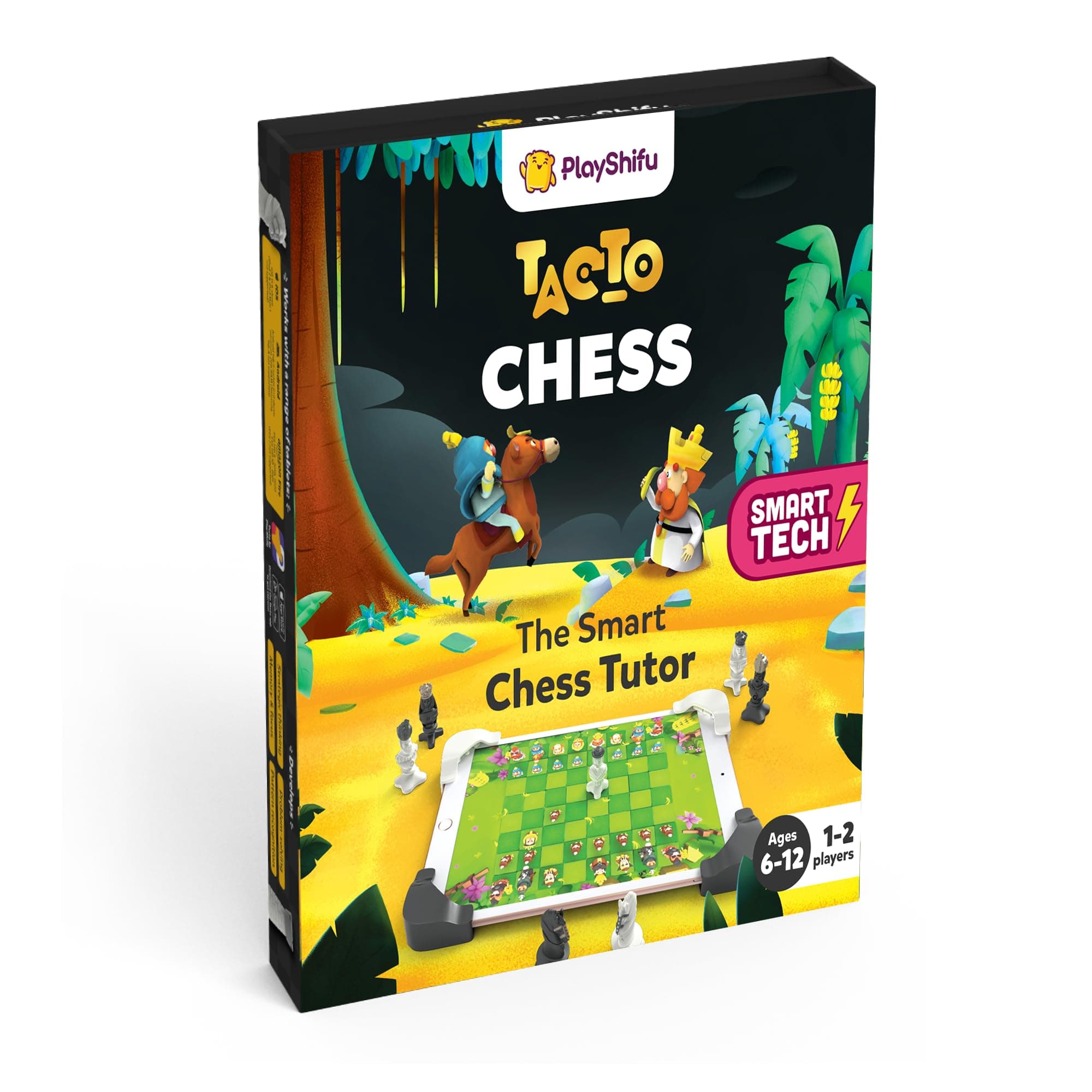 PlayShifu Tacto Chess AR-Powered Educational STEM Chess Board Toy for Kids - Learn, Practice and Outsmart with Extensive Learn Mode, Move Predictor, Mini-Puzzles, 2-Player/ AI Single-Player (Above 6 Year)