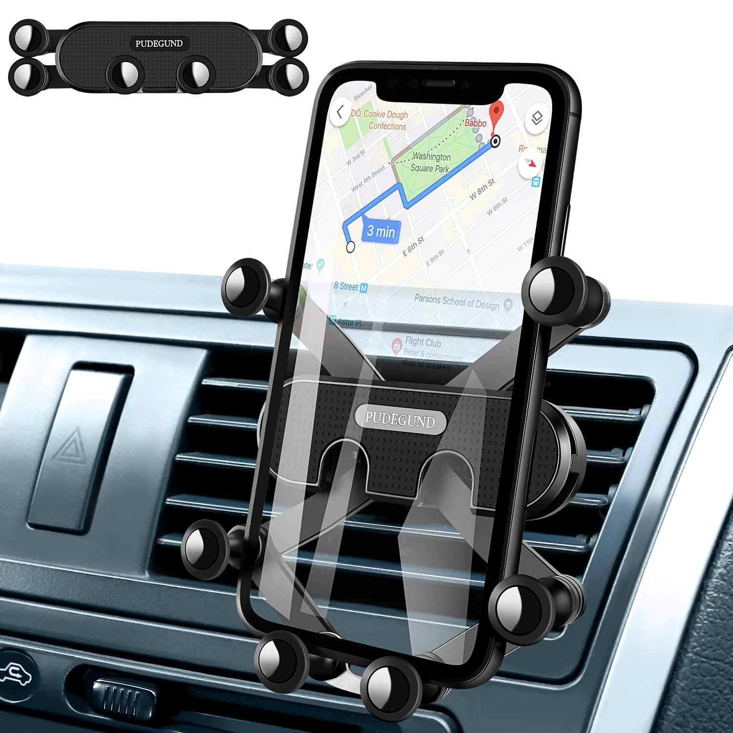 PUDEGUND Cell Phone Holder for car