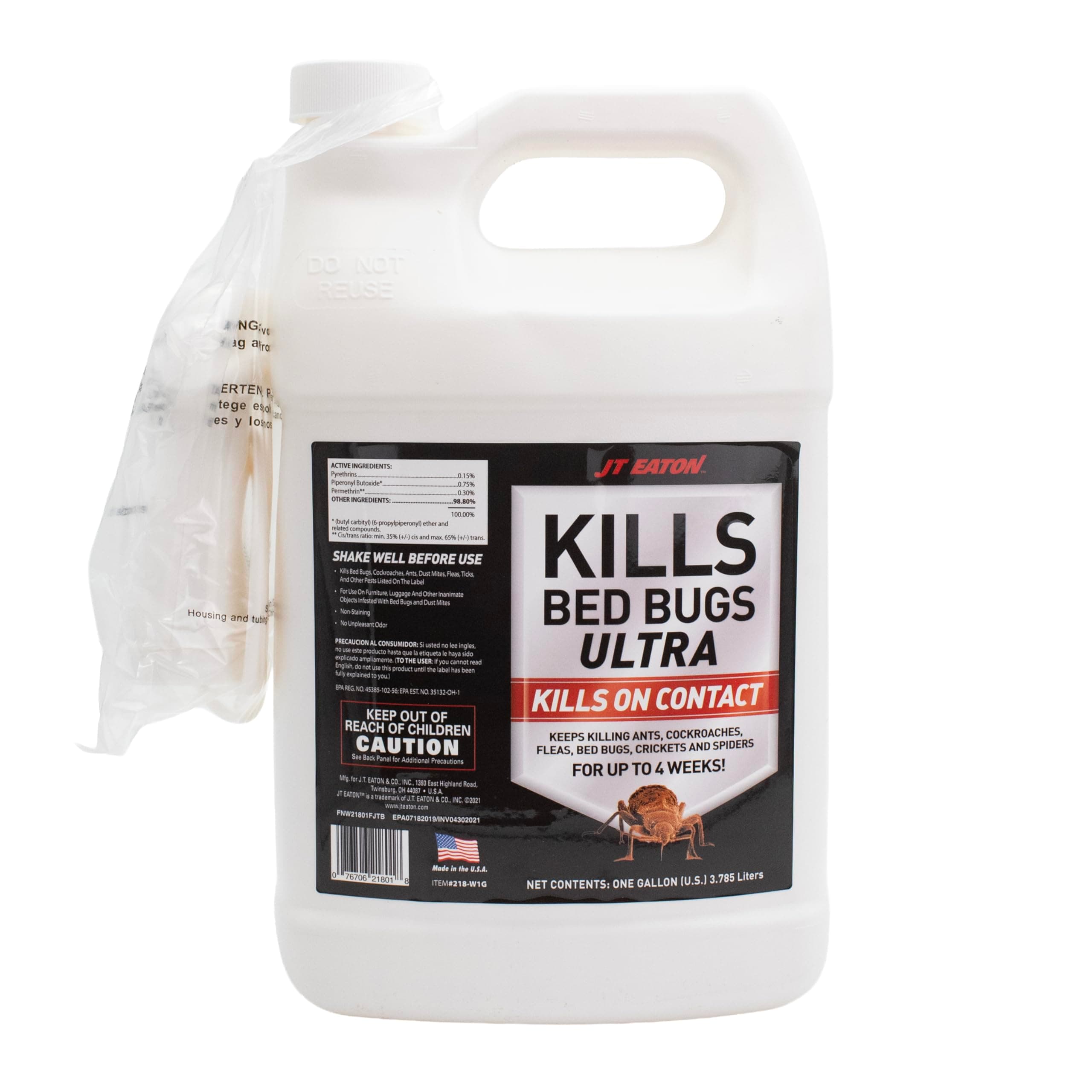 JT Eaton 207-W1G Kills Bedbugs II Water-Based Bedbug Spray (1-Gallon)