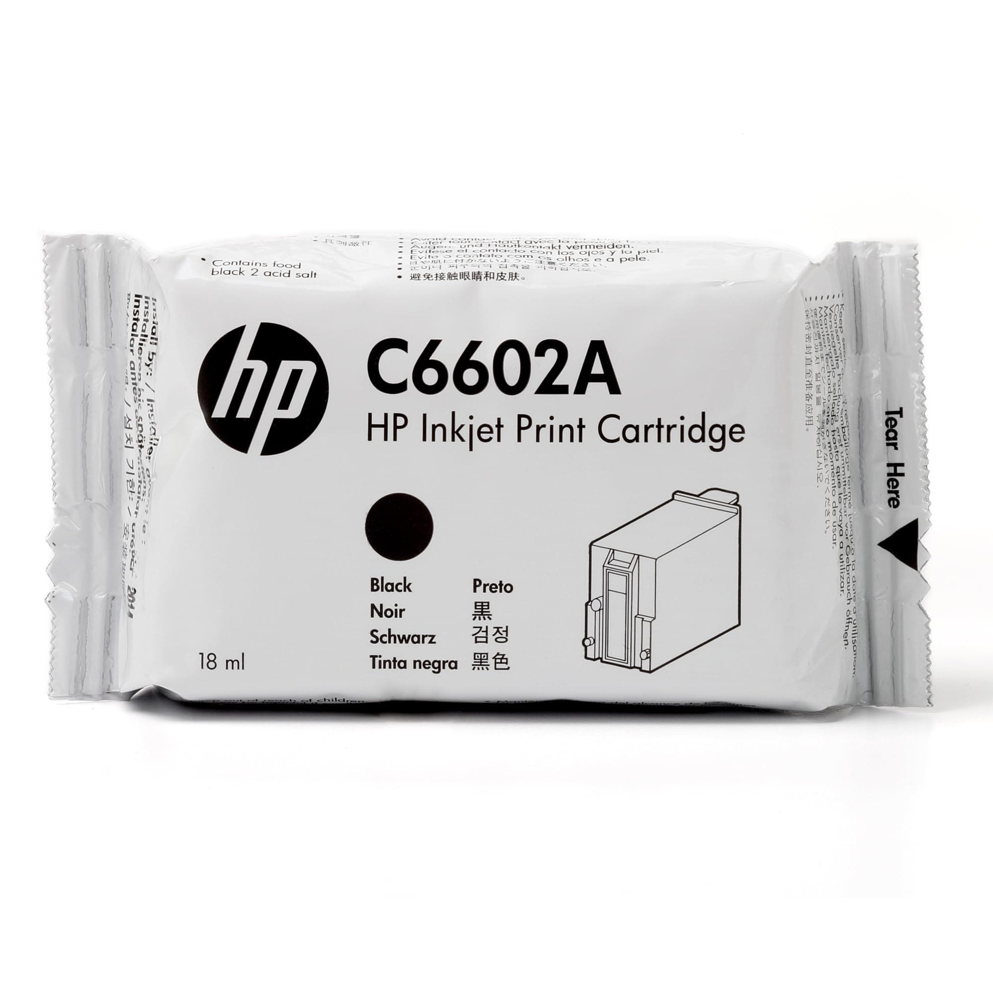 HP (Hewlett Packard) Original C6602A HP Generic Inkjet Print Cartridge, Black