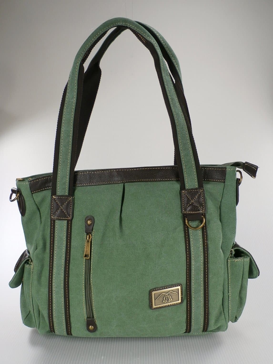 The"Business Casual" by Camille Conceals - Canvas Shoulder/Cross Body Concealed Carry Briefcase/Tote/Mom Bag - Huge Interior - Large Holster