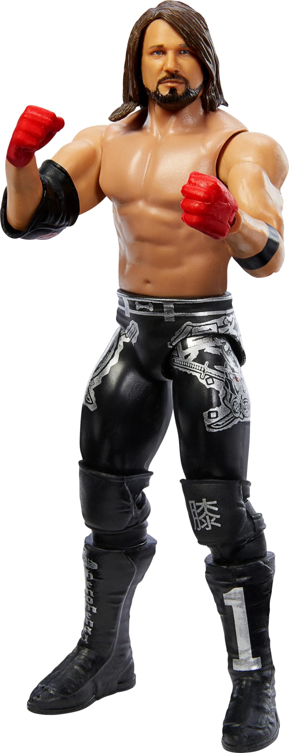 Mattel WWE Main Event Action Figure, Series #147 AJ Styles 6-inch Collectible with 10 Articulation Points & Life-Like Look