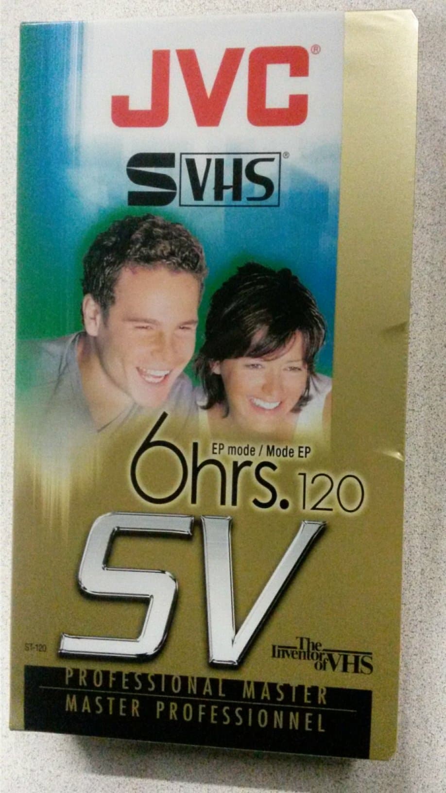 JVC Master Professional ST-120 S-VHS Tapes in 2 Pack Tapes