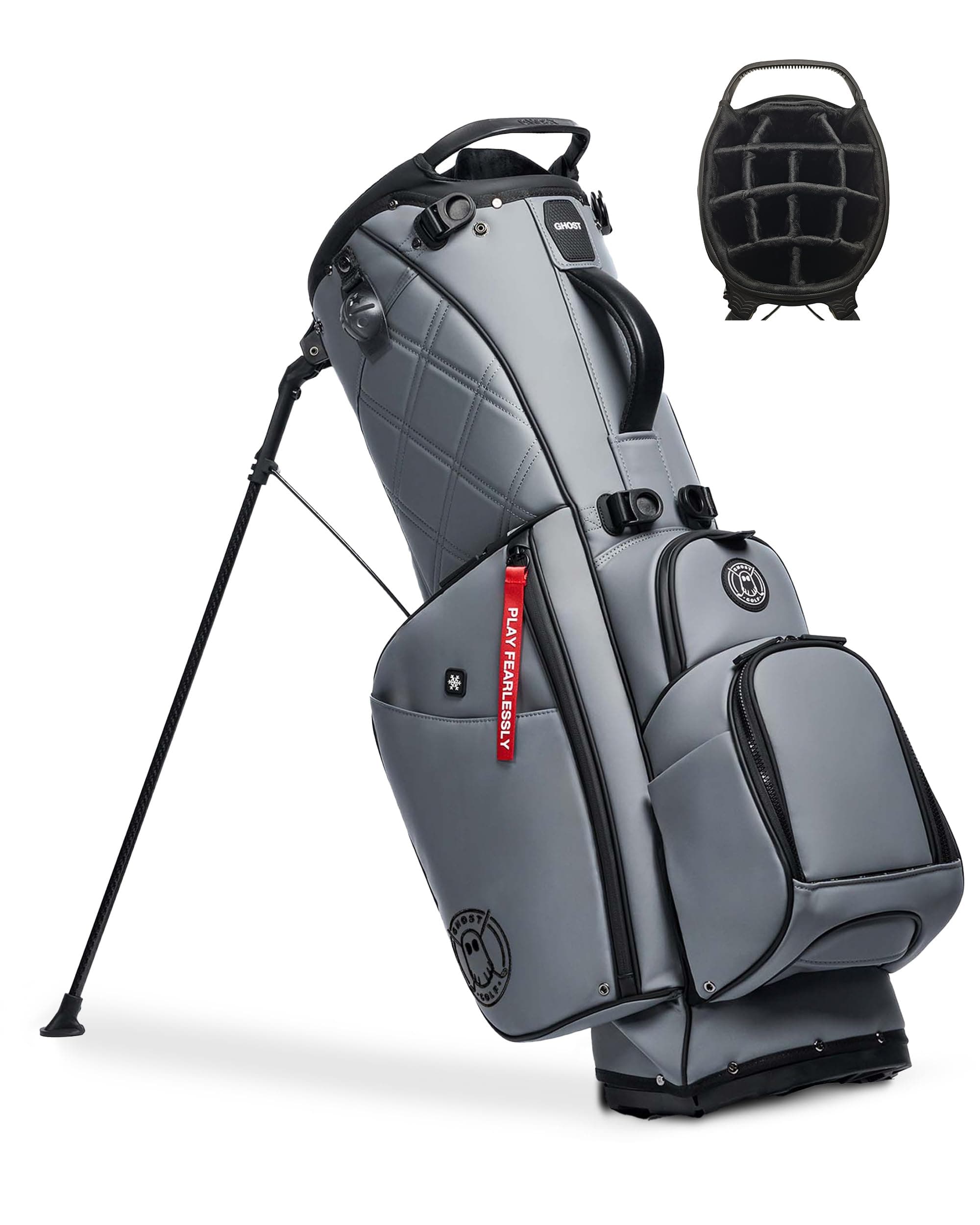 Stand Bag - Lightweight Golf Bags for Men & Women, 14-Way Dividers with Premium Materials & Magnetic Pocket - Standing Golf Bag Holds 14 Golf Clubs