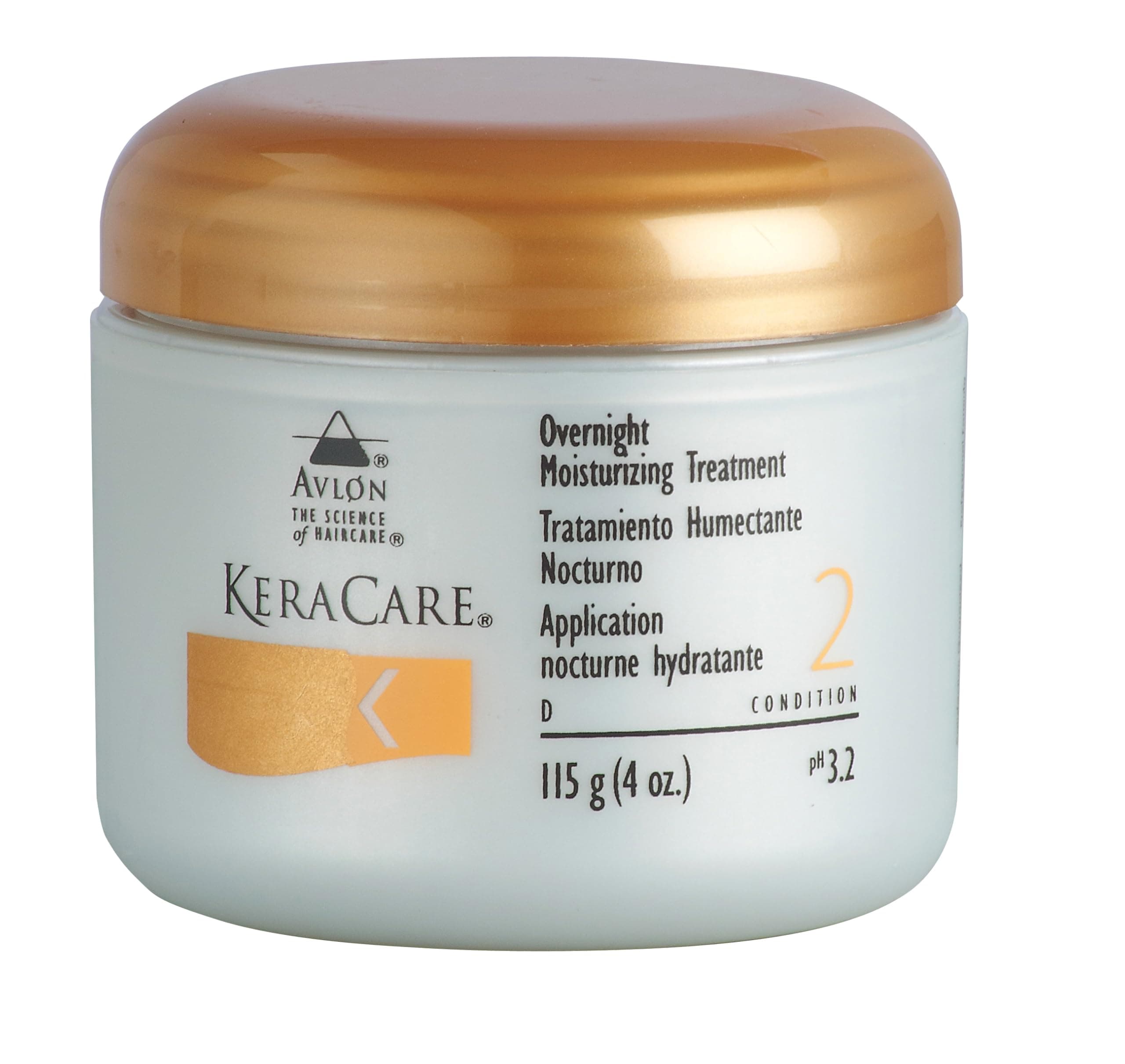 KeraCare Overnight Moisturizing Treatment- Softens, Strengthens & Reduces Breakage 4oz
