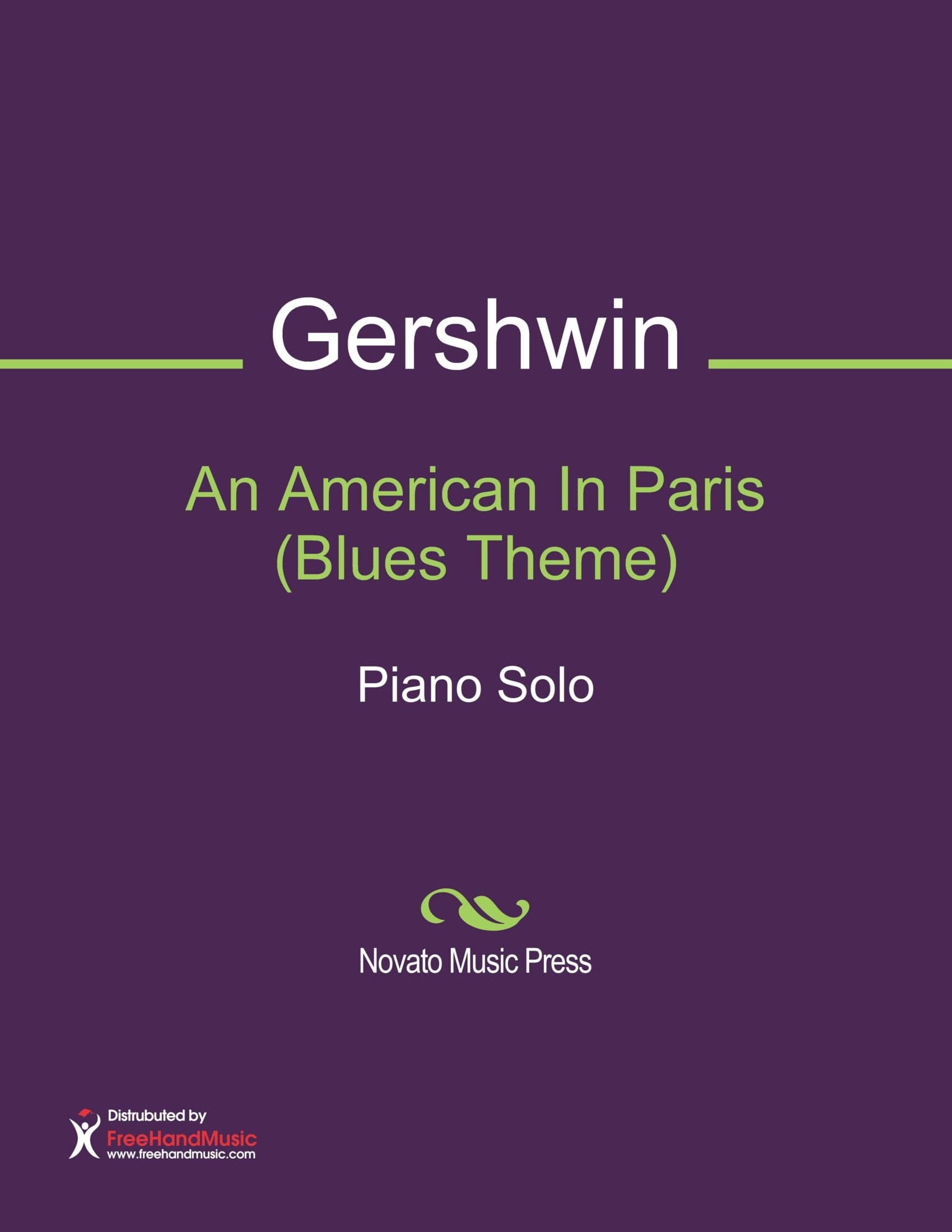 An American In Paris (Blues Theme) Sheet Music (Piano Solo)