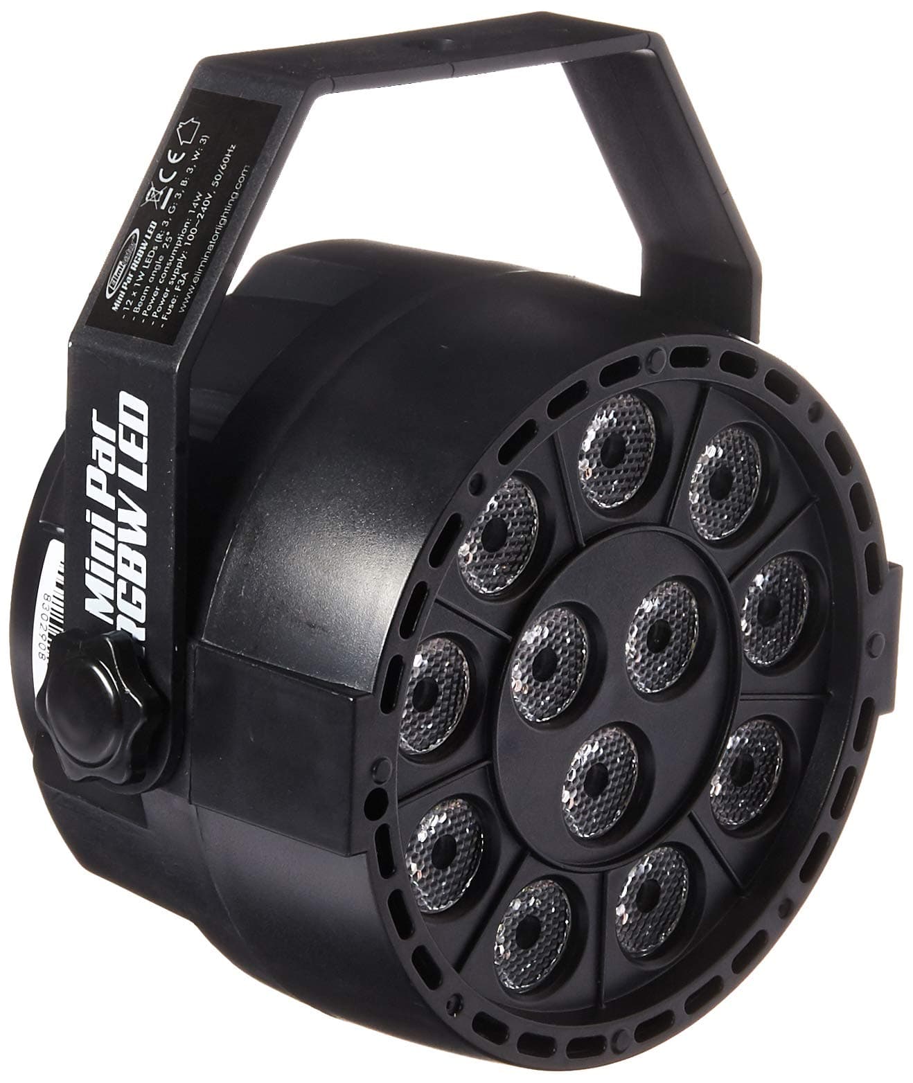 Eliminator Mini Par RGBW LED DMX Par Wash Light For DJ/Stage/Clubs/Bars/Events