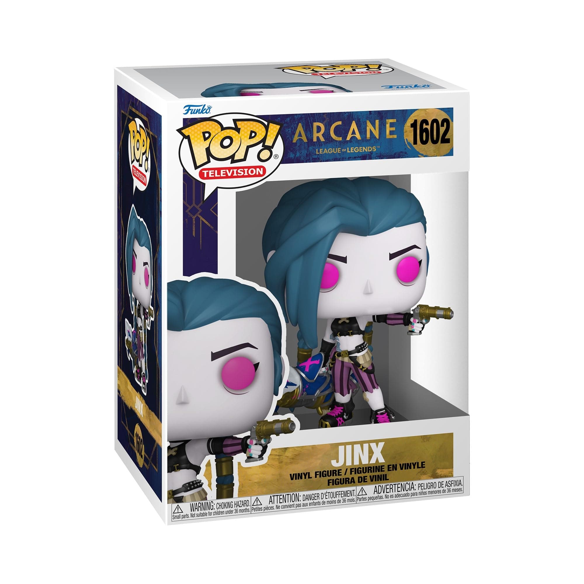 Funko POP TV: Arcane LOL - Jinx - Arcane: League of Legends - Collectable Vinyl Figure - Gift Idea - Official Merchandise - for Kids & Adults - TV Fans - Model Figure for Collectors and Display