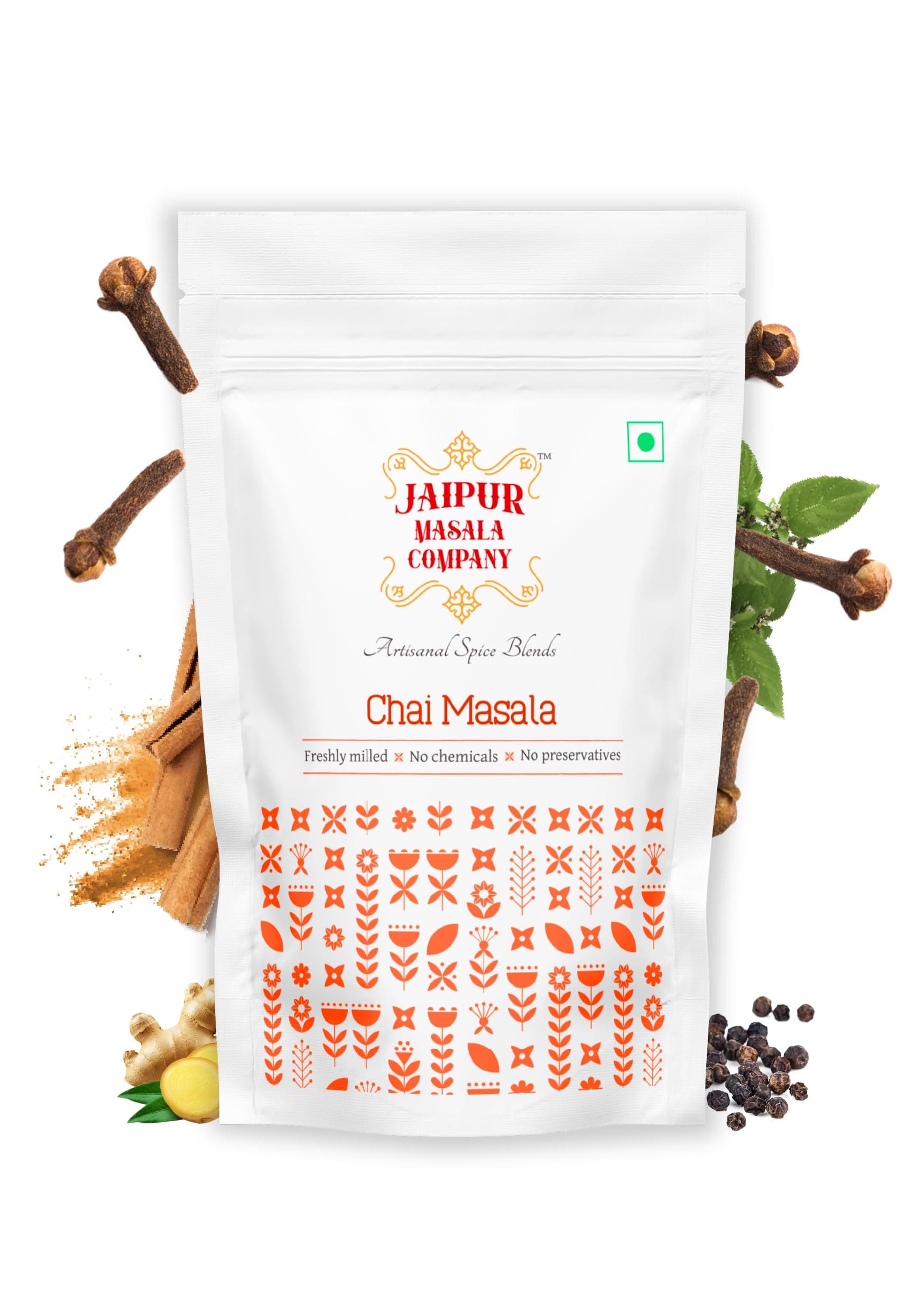 Jaipur Masala Company - Chai Masala 100 gm | 100% Natural, 9 Premium Spices, For Kadak Masala Tea
