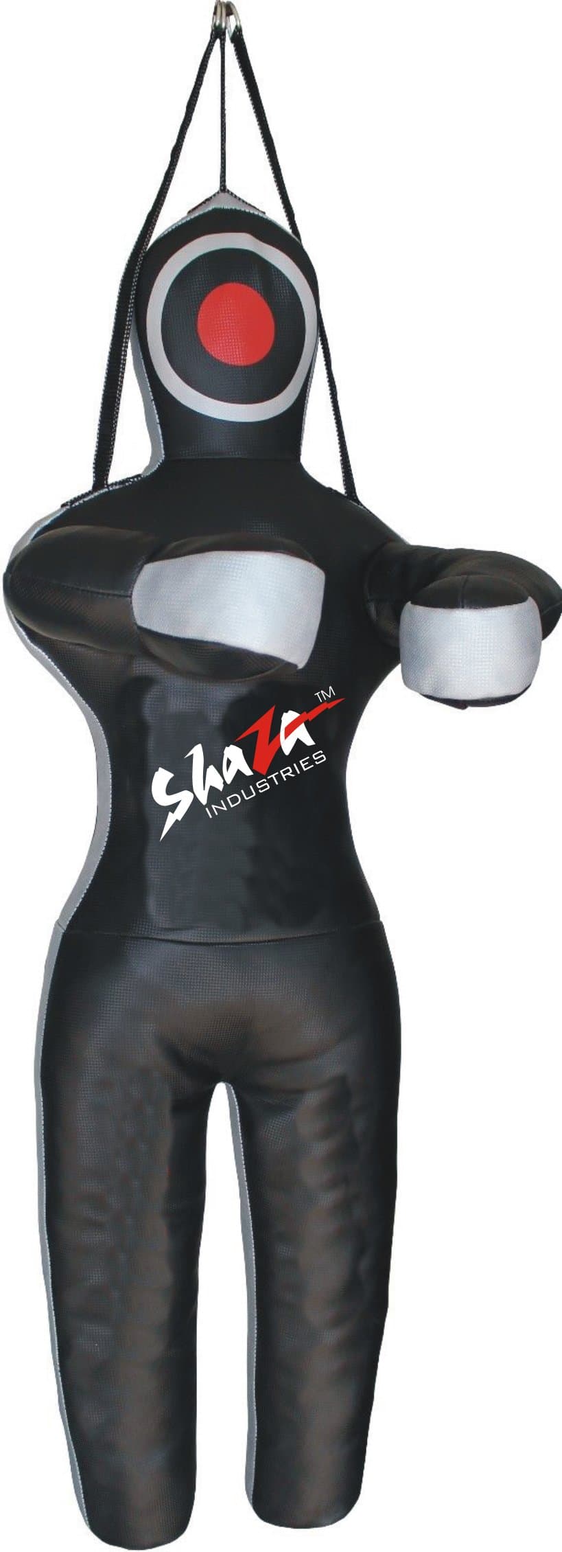 MMA Jiu Jitsu Grappling Dummy Man-Shaped Judo Punching Bag Black - Unfilled