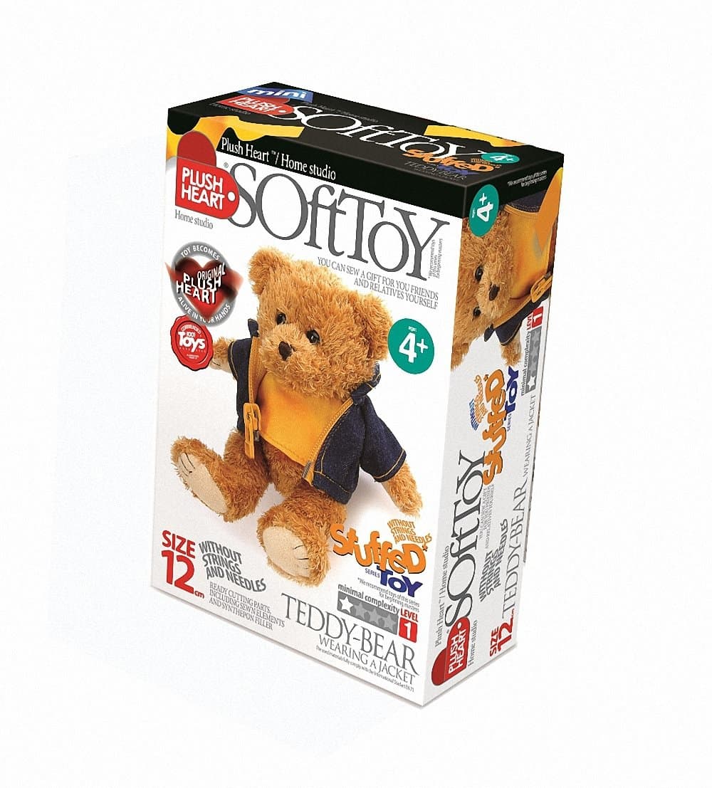 12 cm DIY Teddy Bear Wearing a Jacket