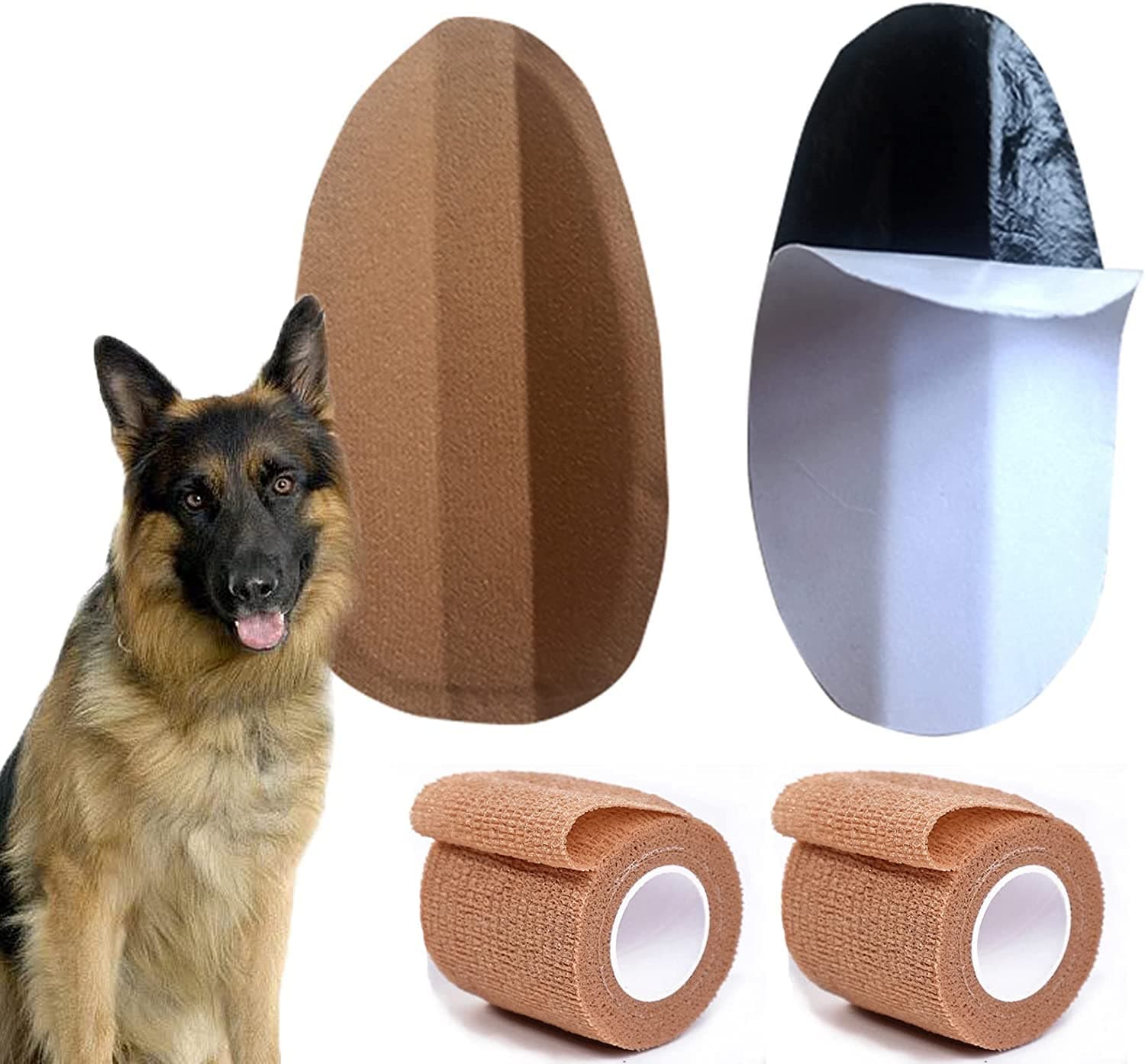Dog Ear Stand Sticker Up Support Tool, Dog Ear Fixed Correction Vertical Holder for Doberman. (1.38 * 2.76inch)