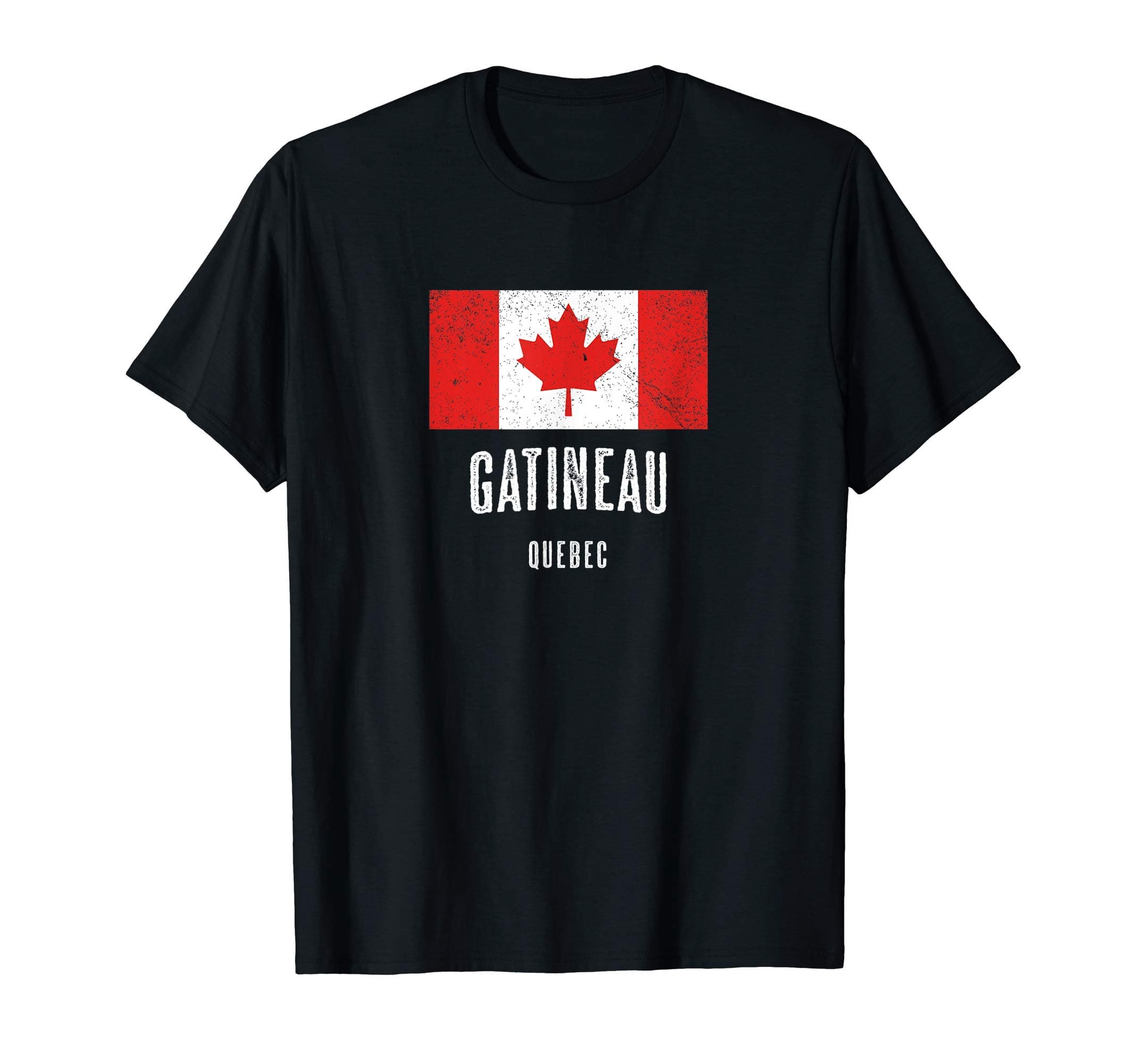 City of Gatineau - CANADA | CANADIAN Flag Novelty Merch - T-Shirt