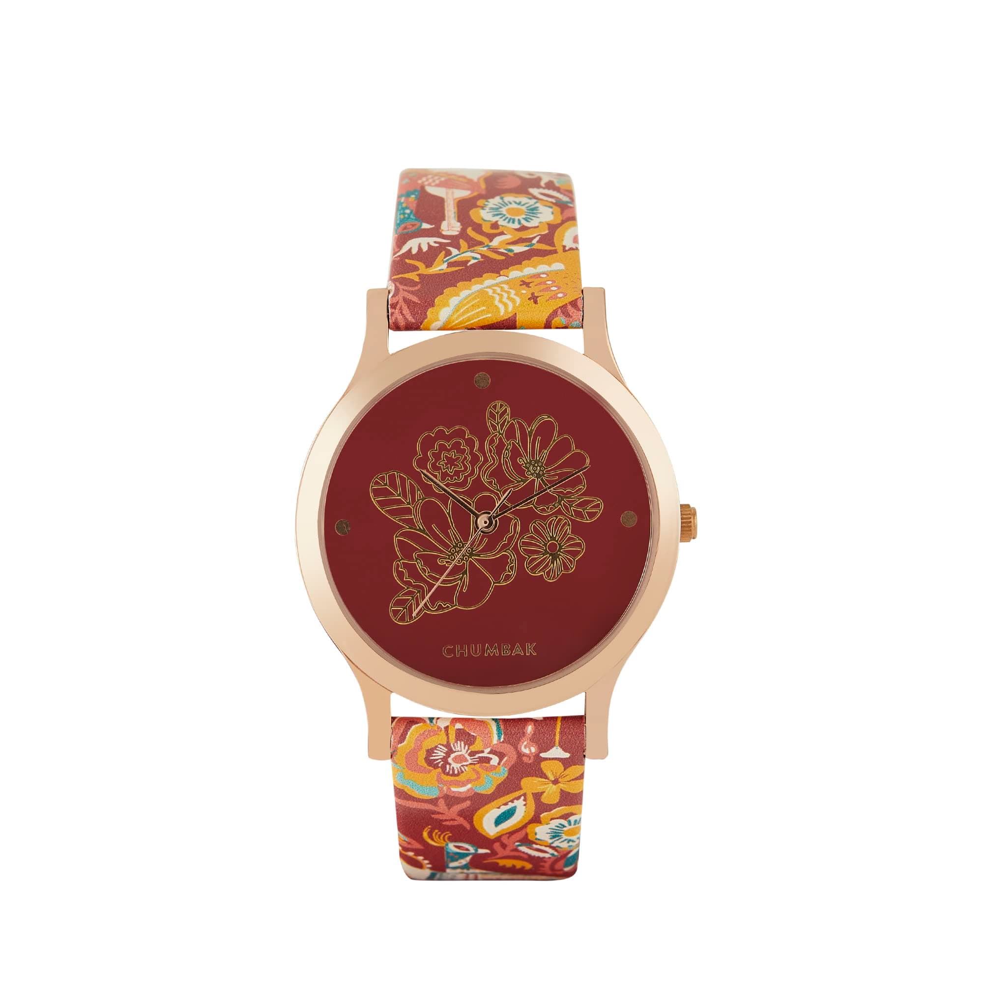 TEAL BY CHUMBAK Round Dial Analog Watch for Women| Elephant Collection| Wrist Watch for Ladies | Ladies Ghadi | Gifts for Women/Girls/Ladies |Stylish Fashion Watch for Casual/Work