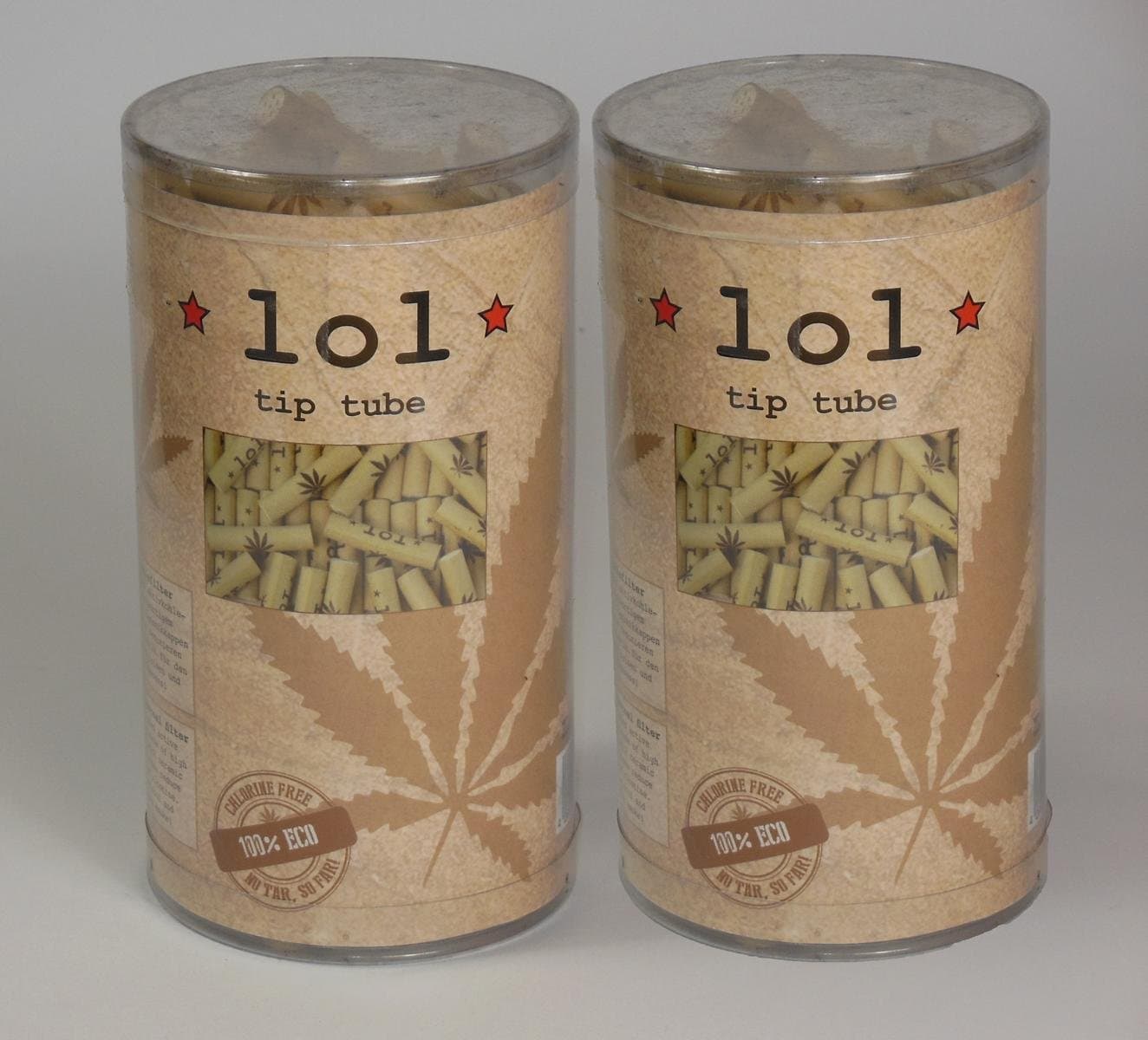 XXL big box tip tube carbon filter LoL, 100% eco, 300 filter, 2x150