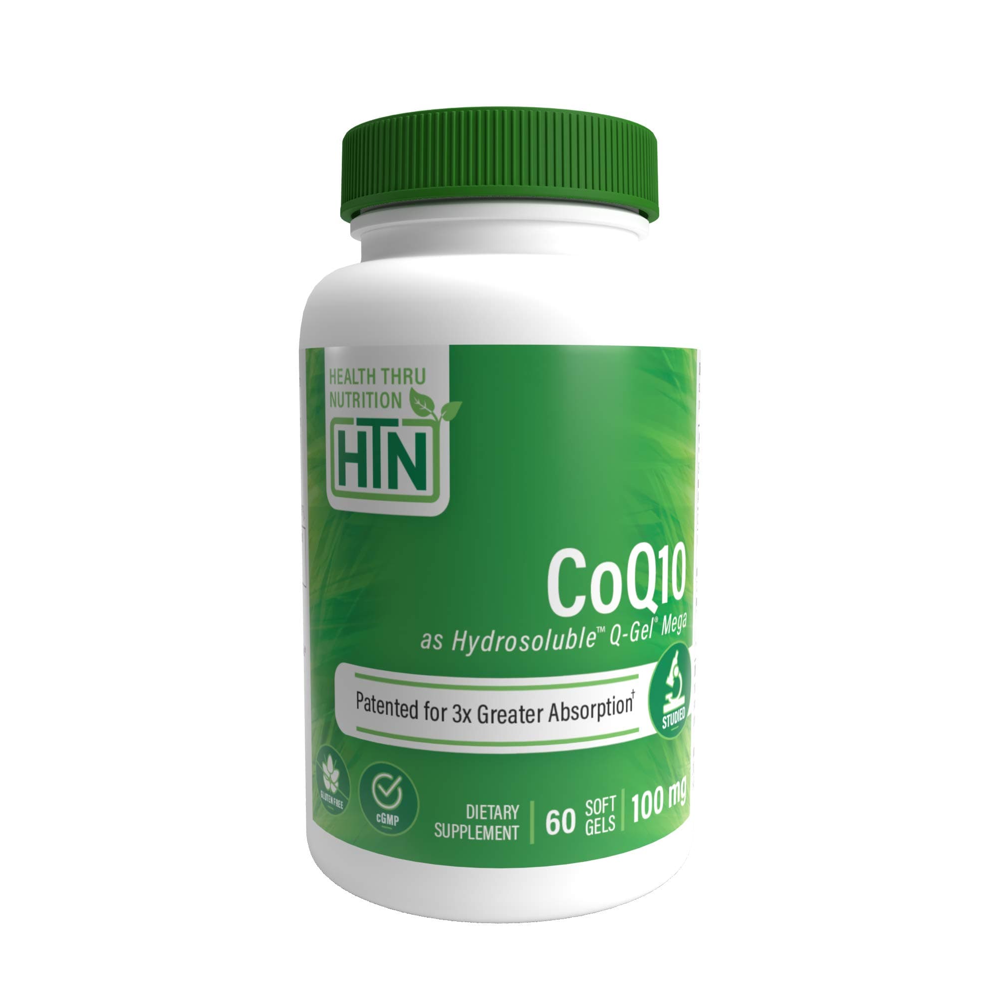 Q-Gel CoQ-10 100mg with Vitamin E: 3X Absorption, Clinically Studied for Cardiovascular & Mitochondrial Support (60 Softgels)