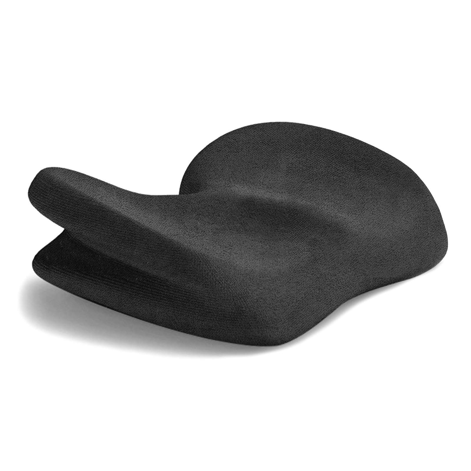 Dr. Comfy Seat Cushion Pillow for Office Chair - Memory Foam Cushion for Back Pain and Sciatica Relief,Non-Slip Orthopedic Coccyx for Tailbone Pain-Contoured Posture Corrector for Car Computer Chair