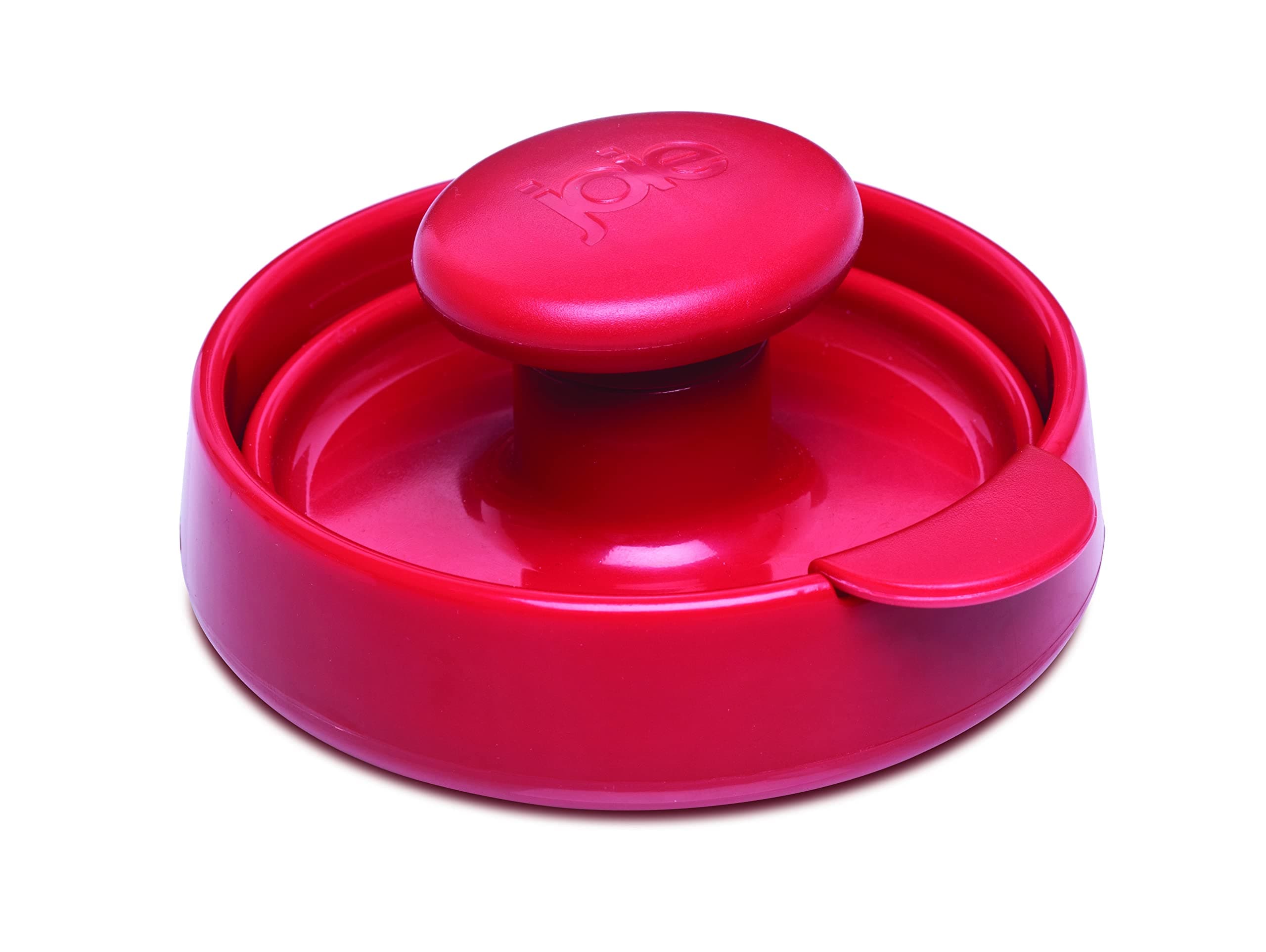 Joie Burger Press and Patty Maker – BPA-Free Plastic Hamburger Mold, Makes ¼ lb to ½ lb Patties, Dishwasher Safe, Red