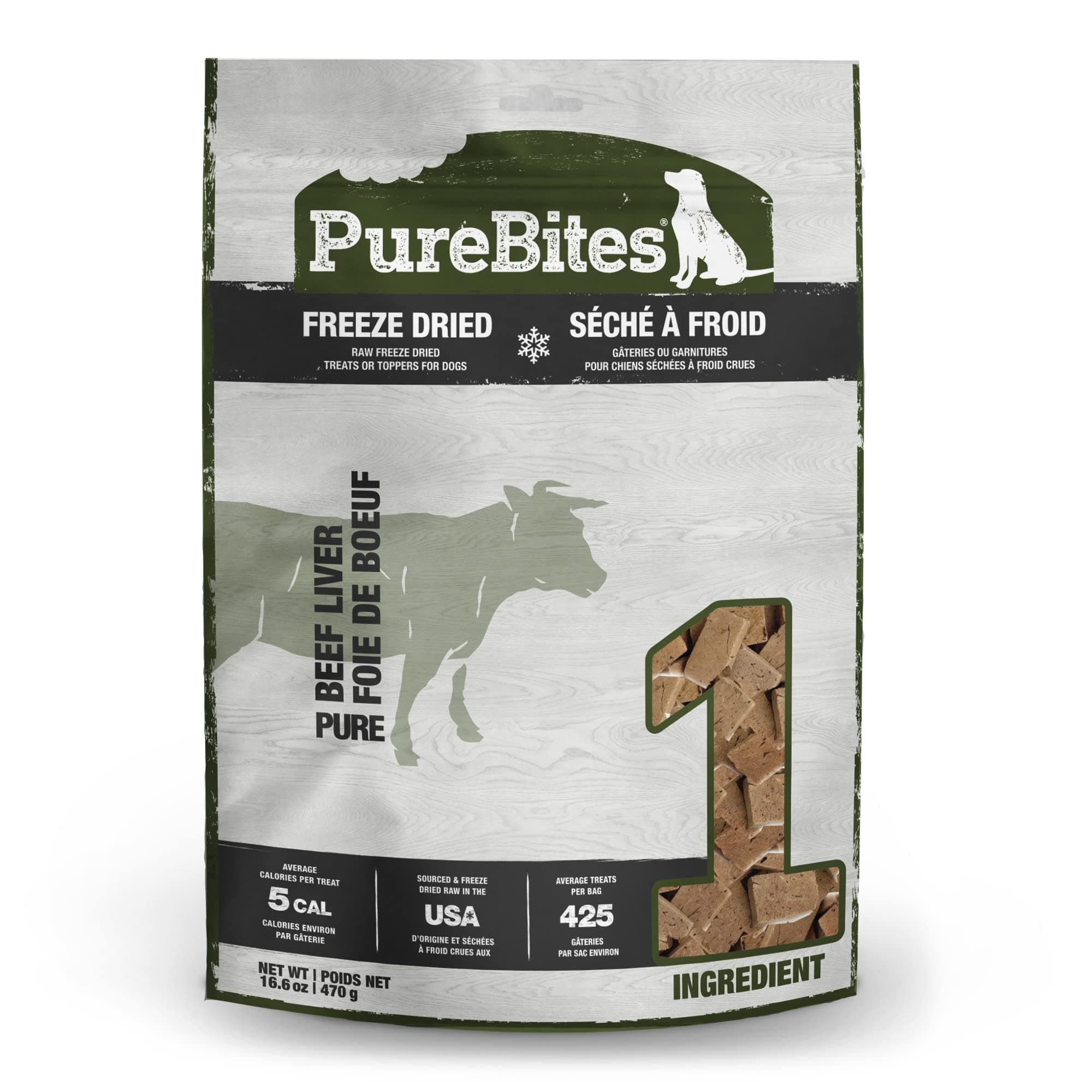 PureBites Beef Liver for Dogs, 16.6oz / 470g - Super Value S