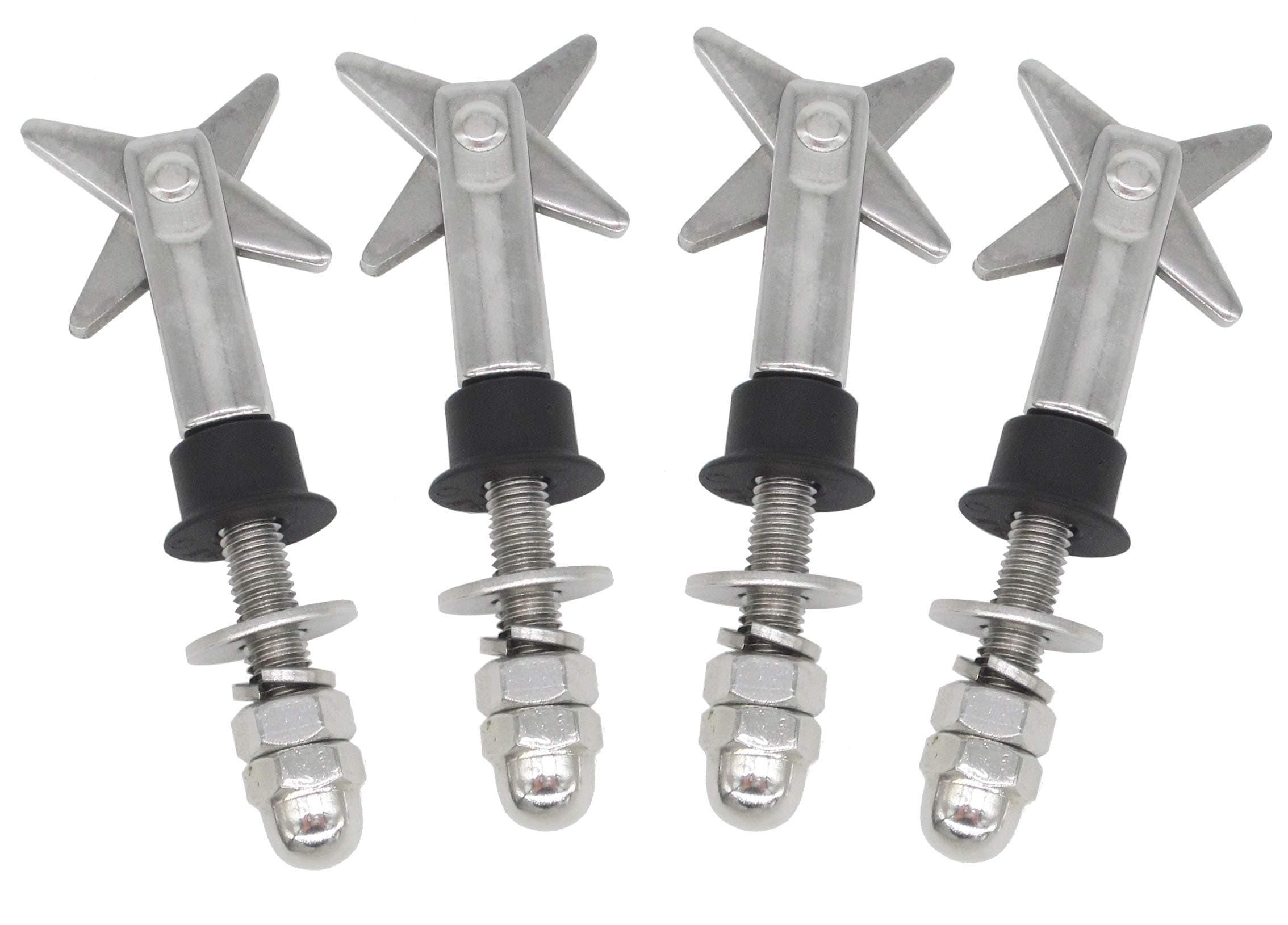 Toggle Anchor Bolts, Hollow Wall Anchors 304 Stainless Steel Scissors Type Heavy Duty X Anchor M8x110mm, Pack of 4