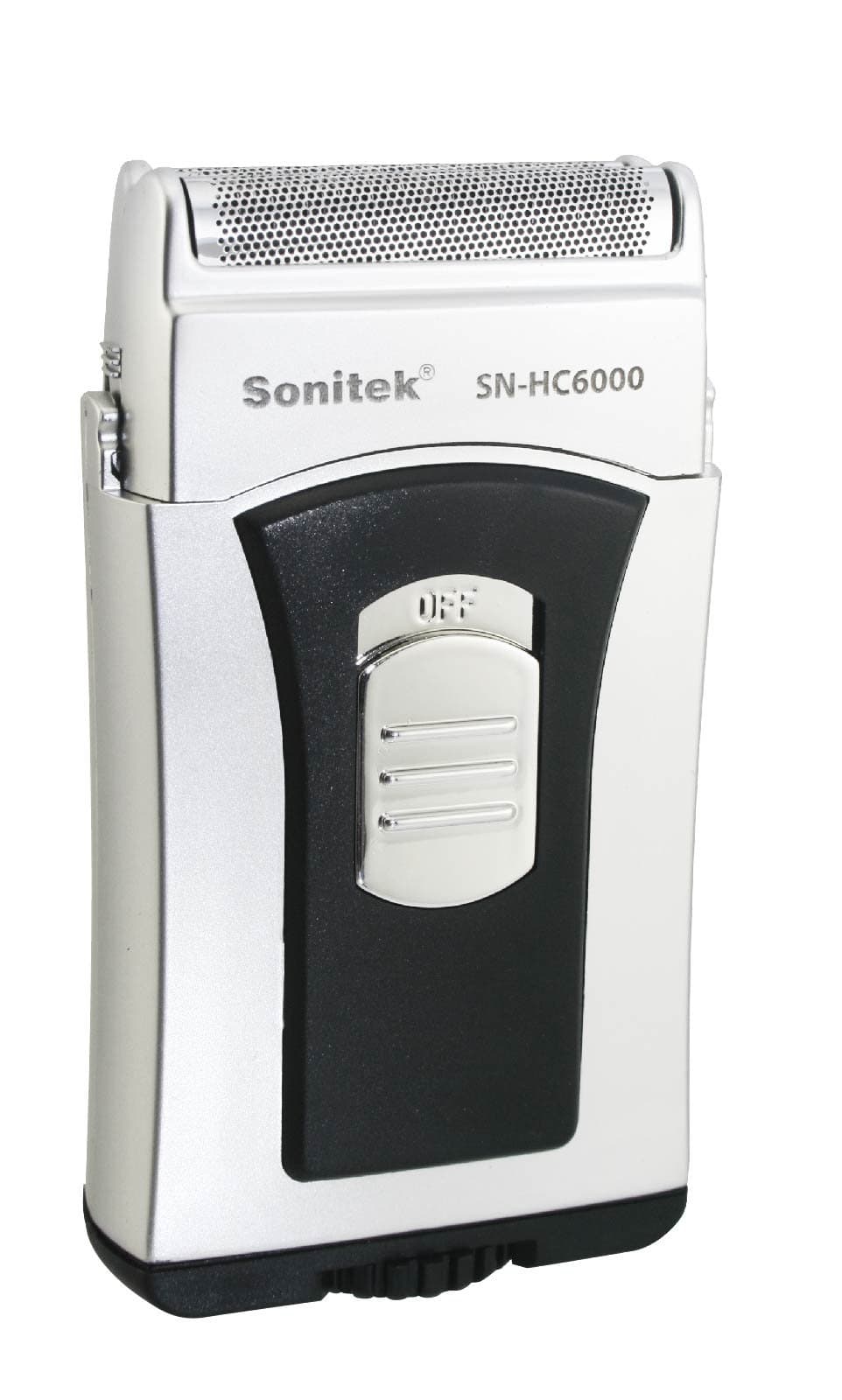 6000 Microforce Cordless Foil Travel Shaver, Men's Electric Razor 100% Washable Wet/Dry Advantage Powered by Easily Replaceable AAA Batteries