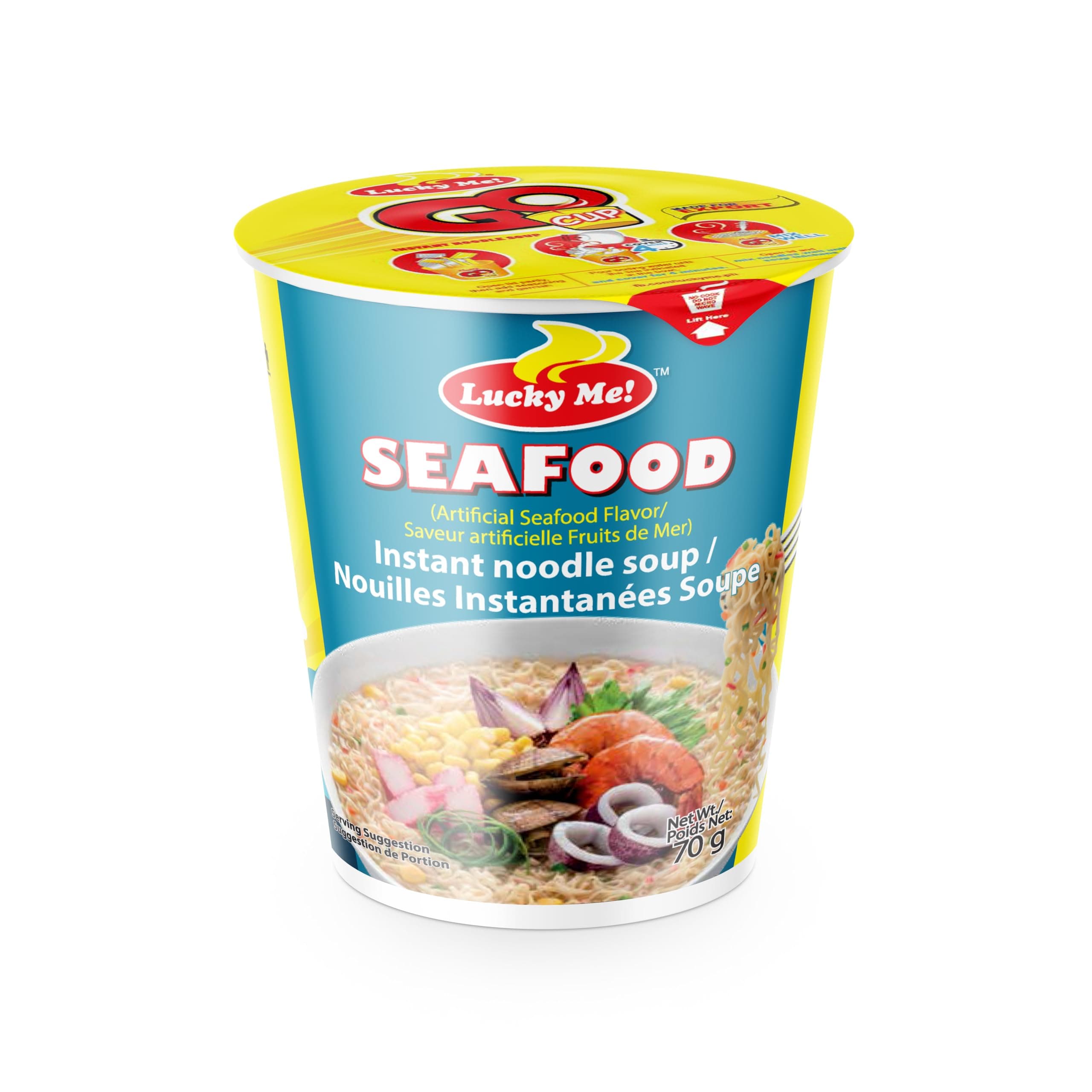 Seafood Flavor Noodle Soup Cup, 70 gm