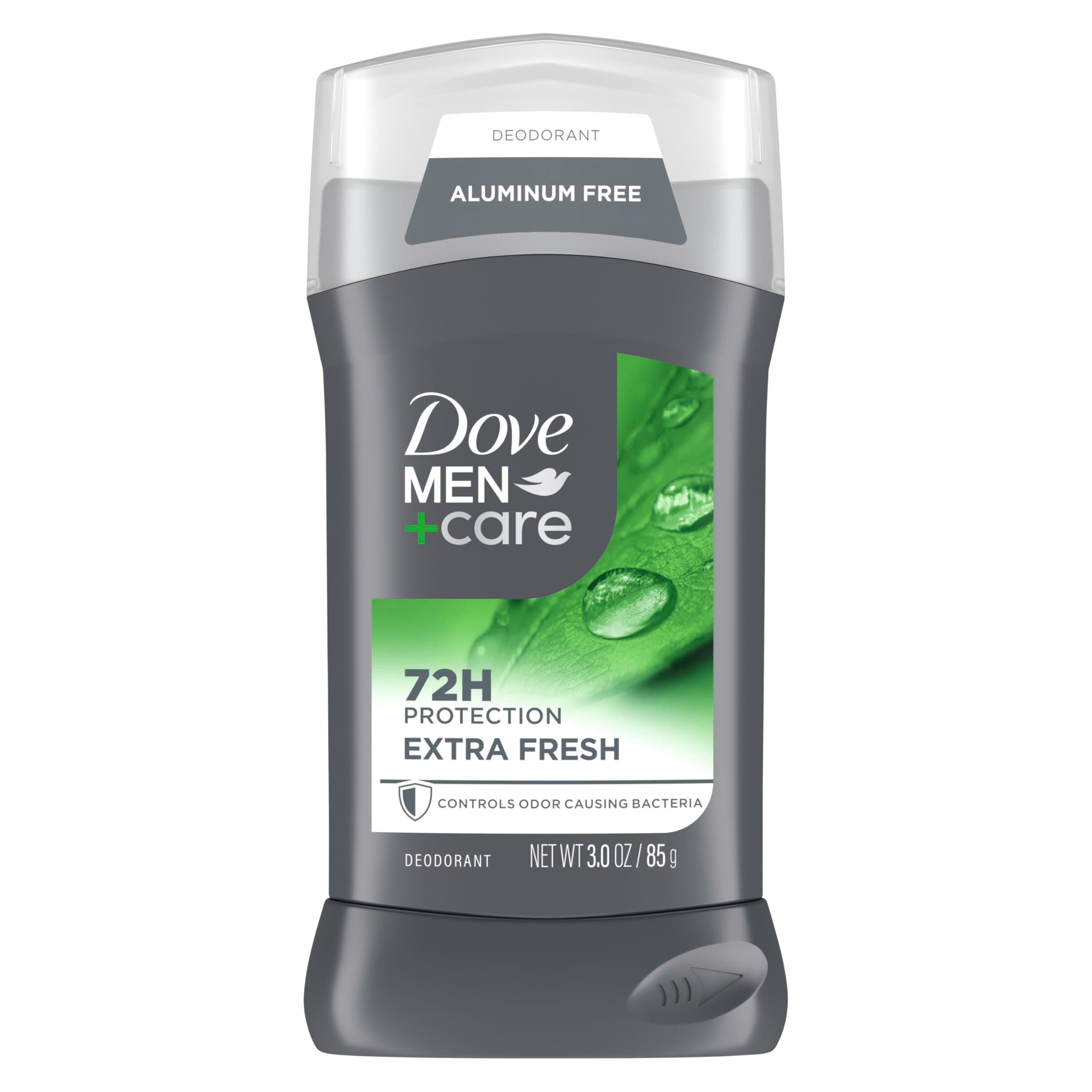 Dove Men+Care Deodorant Stick for Men Aluminum Free Extra Fresh 72-Hour Odor Protection Mens Deodorant with 1/4 Moisturizing Cream 3 oz