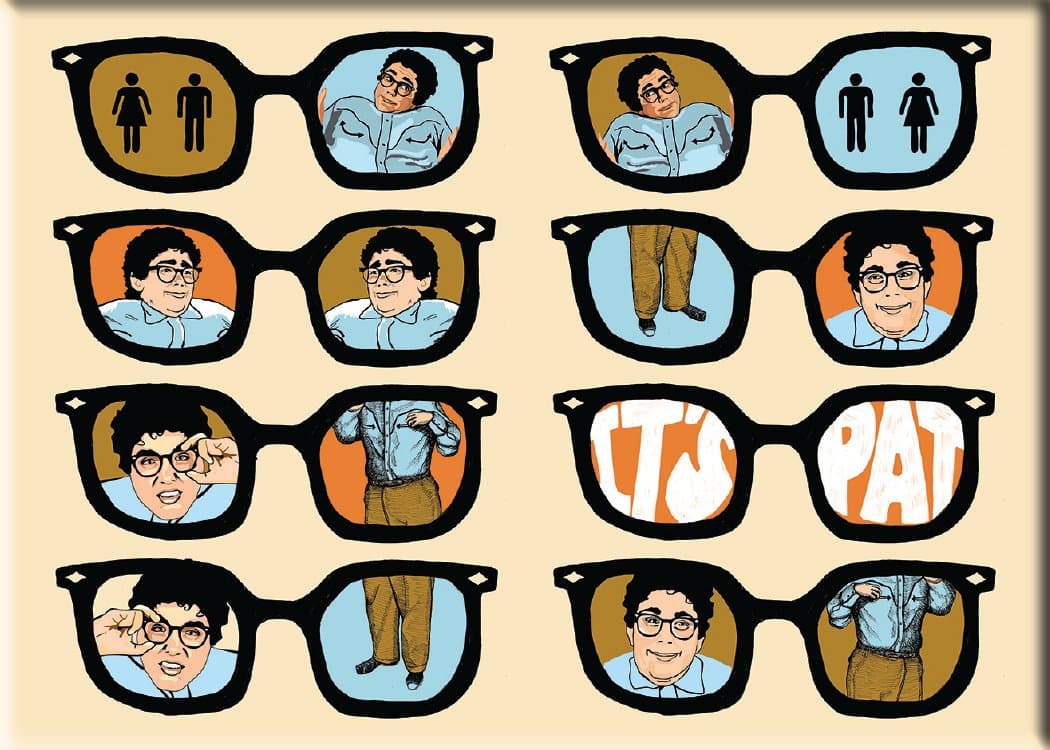 Saturday Night Live Pat Refrigerator Magnet, 2 by 3-Inch