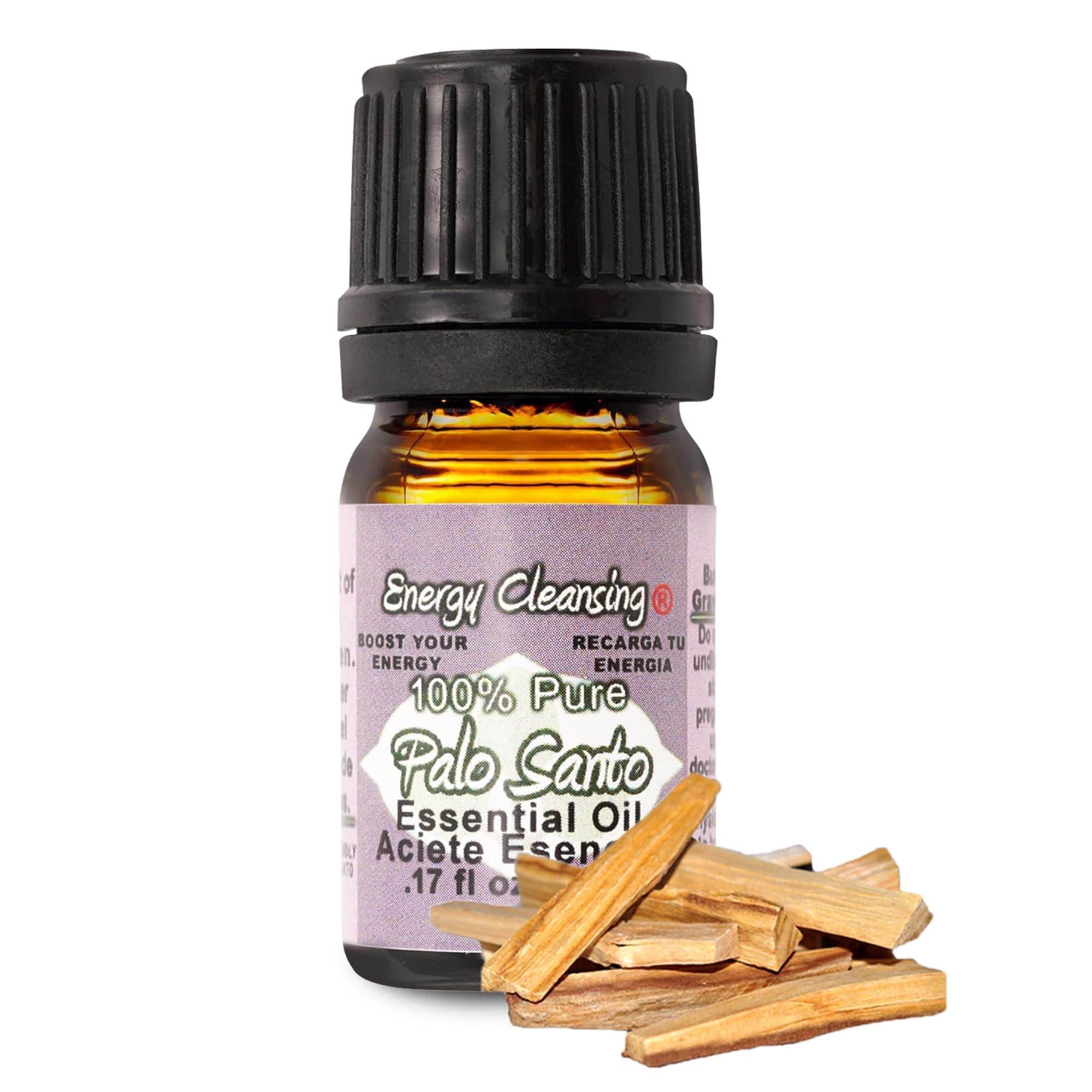 Energy CleansingPalo Santo Essential Oil 100% Pure, Undiluted, Natural Aromatherapy, 5 Milliliter (1/6 Ounce)