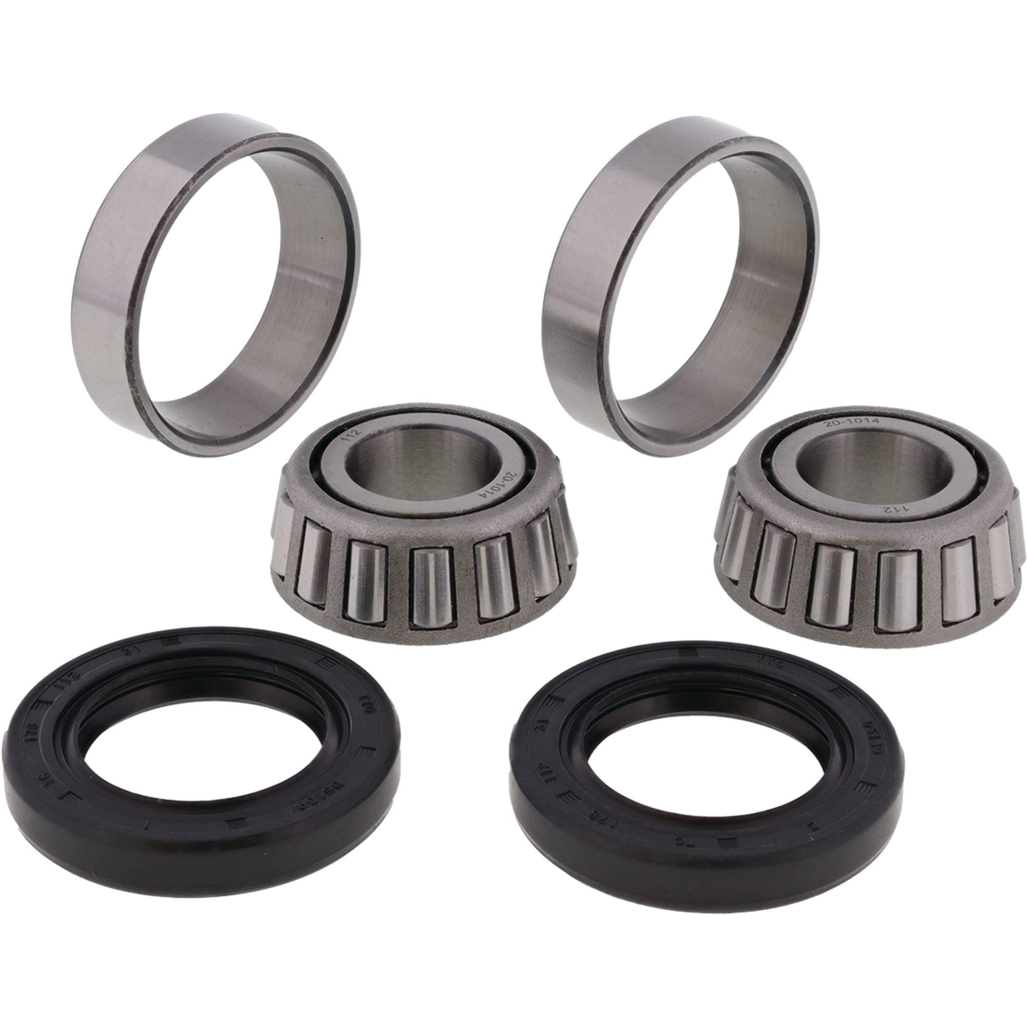 All Balls Wheel Bearing Seal Kit Compatible with/Replacement for Harley, 25-1001