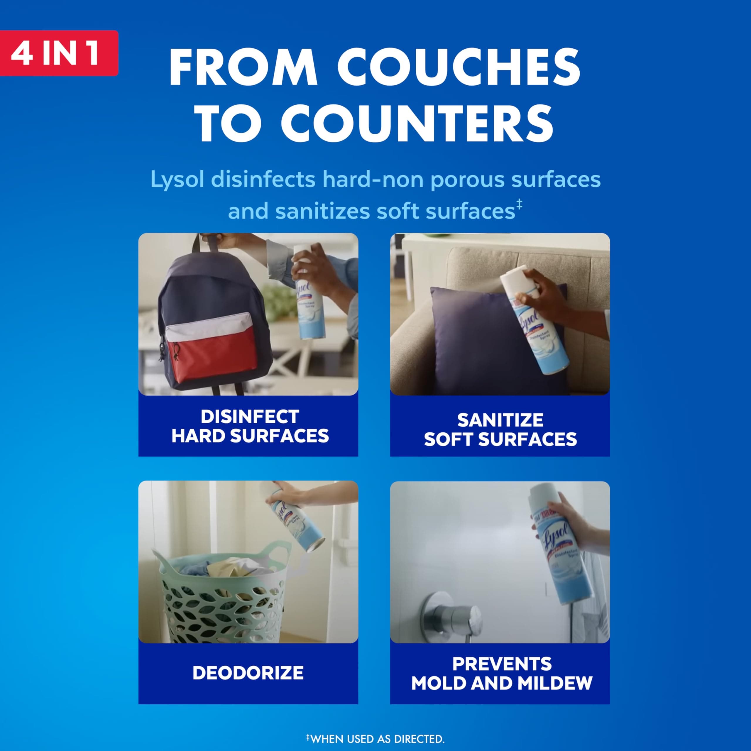 Rysol Desymphectant Deodorant Spray (Cris Linen) 12.5oz (354g)