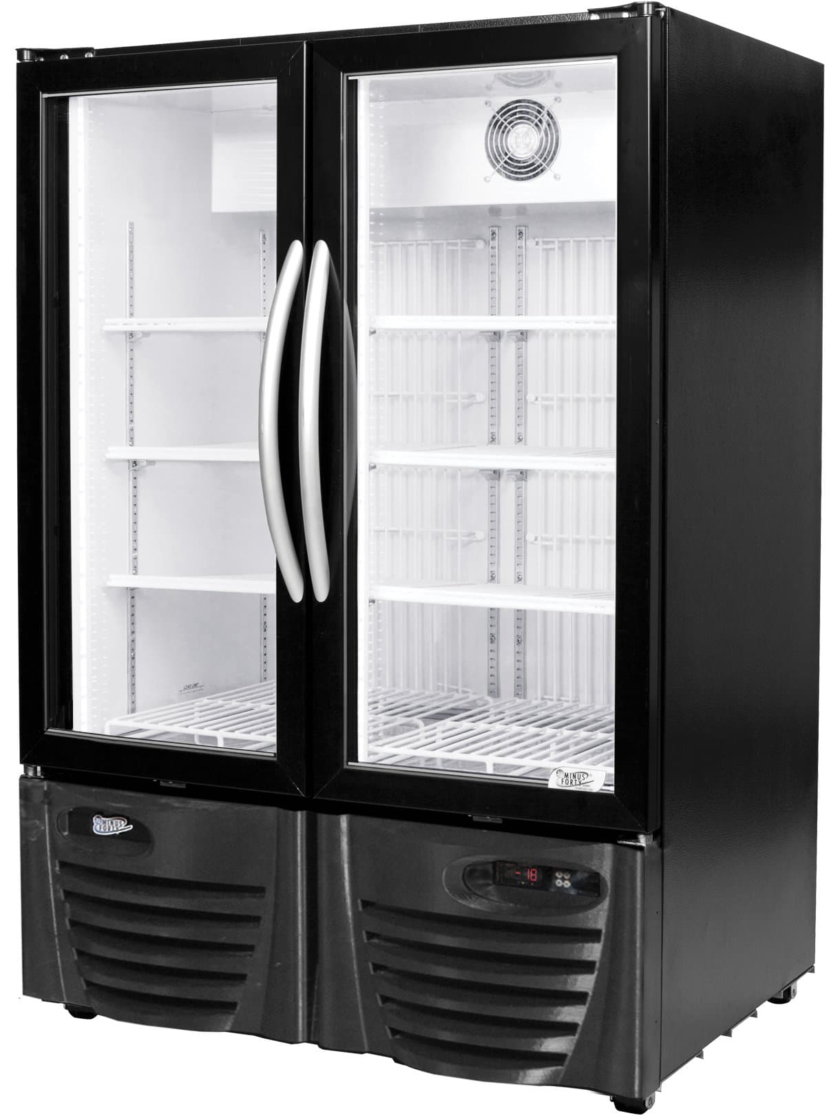 15-UDGF-X1 Double Glass Door Upright Freezer Merchandiser