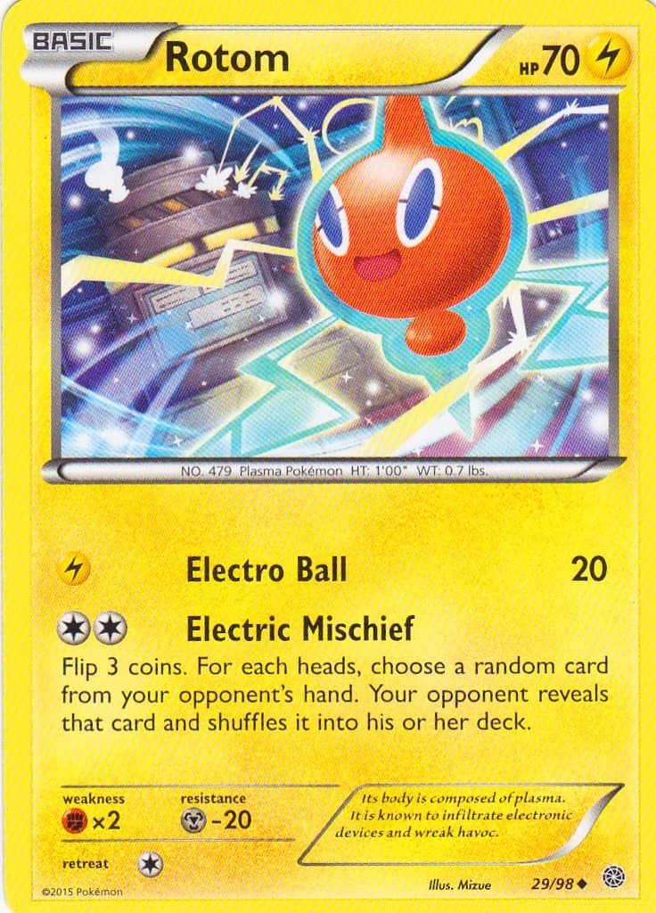 THE POKEMON COMPANY INTERNATIONAL Single Card ROTOM 29/98 Ancient Origins