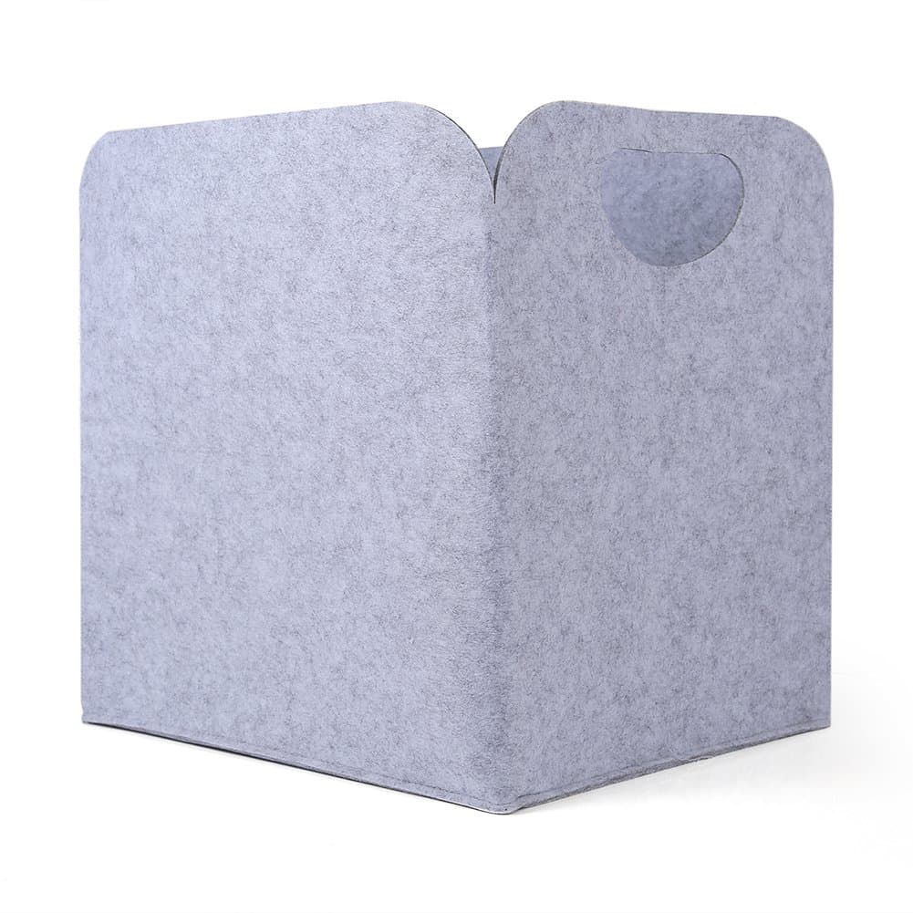 Foldable Laundry Basket / Hamper, GiniHome Storage Bag / Storage Bin Soft /Clothes Container / Storage Bin, Made of Polyester , Grey (L)