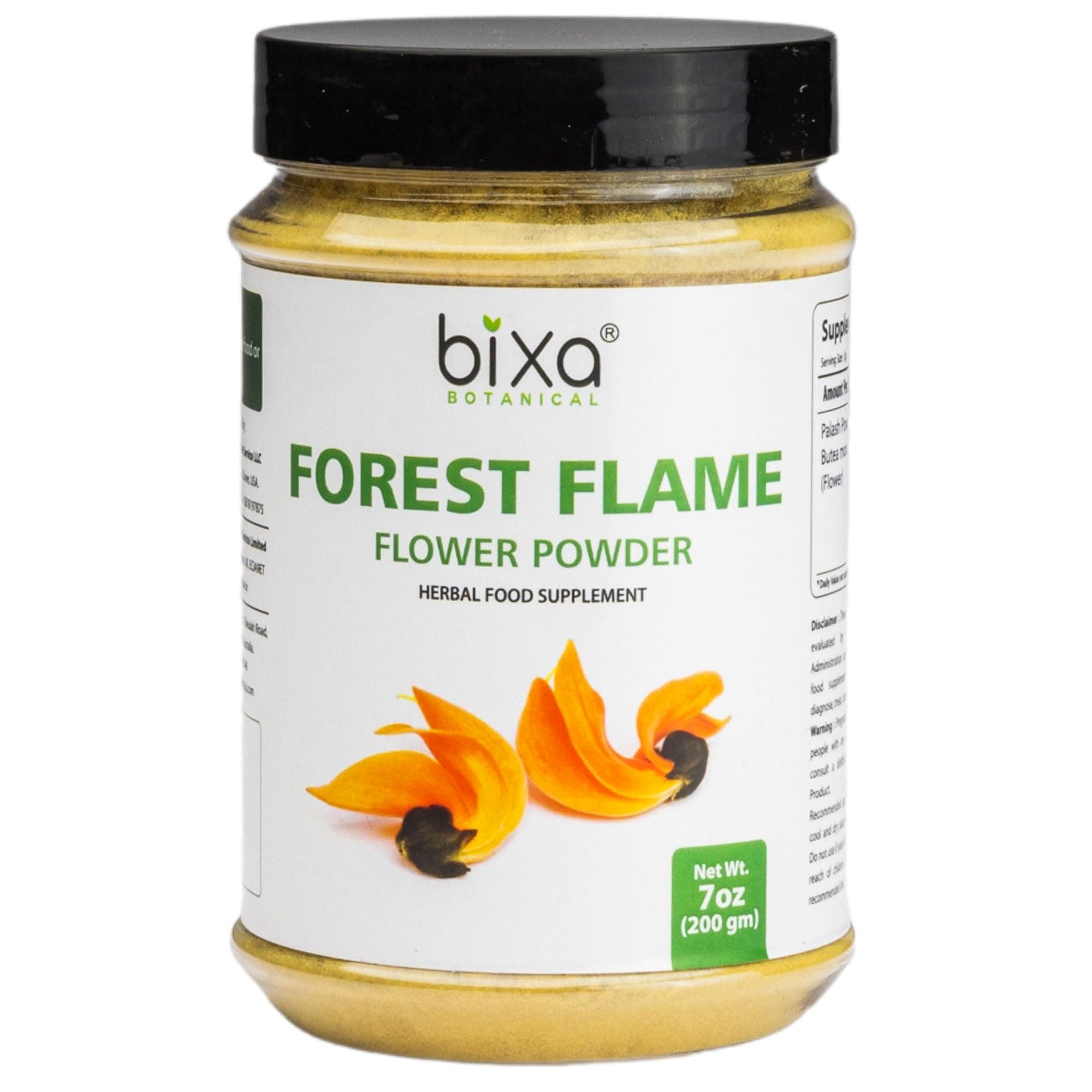 Forest Flame Tree Powder (Palash/Butea monosperma), Supports Urinary Tract Health by Bixa Botanical - 7 Oz (200g)