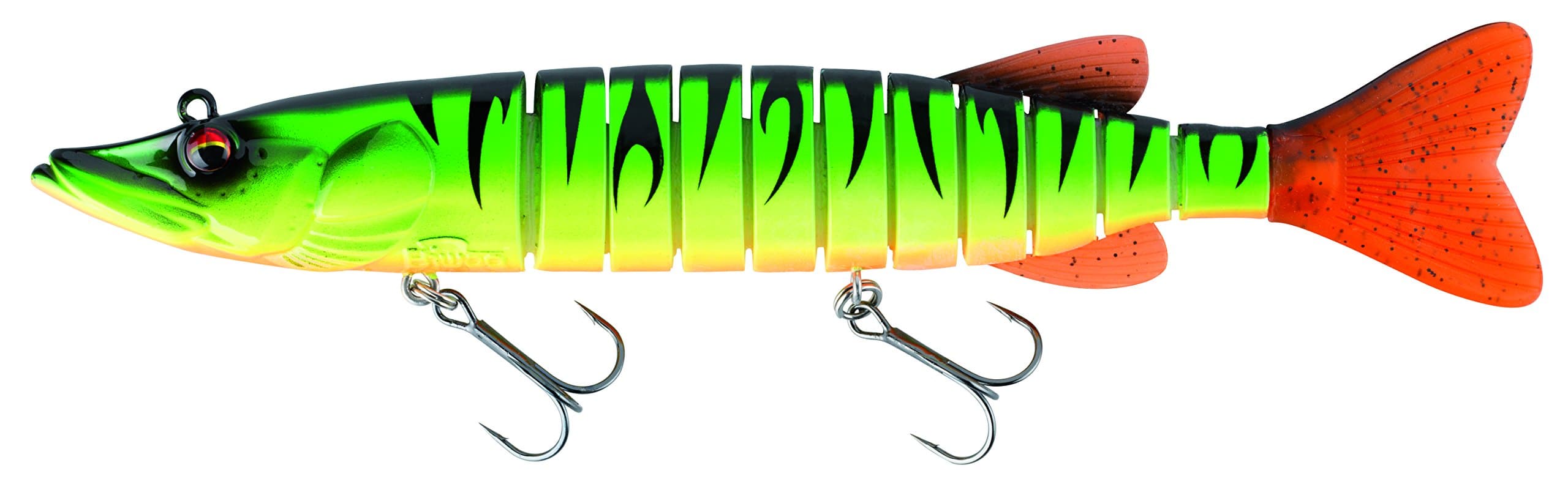 LEURRE BIWAA SWIMPIKE 180 - 18, 26, Fire Tiger, 0.4m/s, coulant