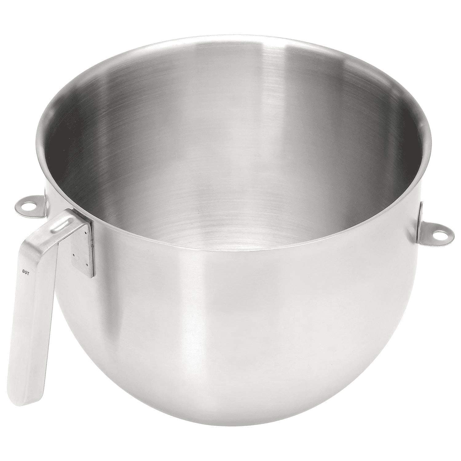 KSMC8QBOWL 8-Quart Mixing Bowl with J Hook Handle, Stainless Steel, NSF, 8quarts