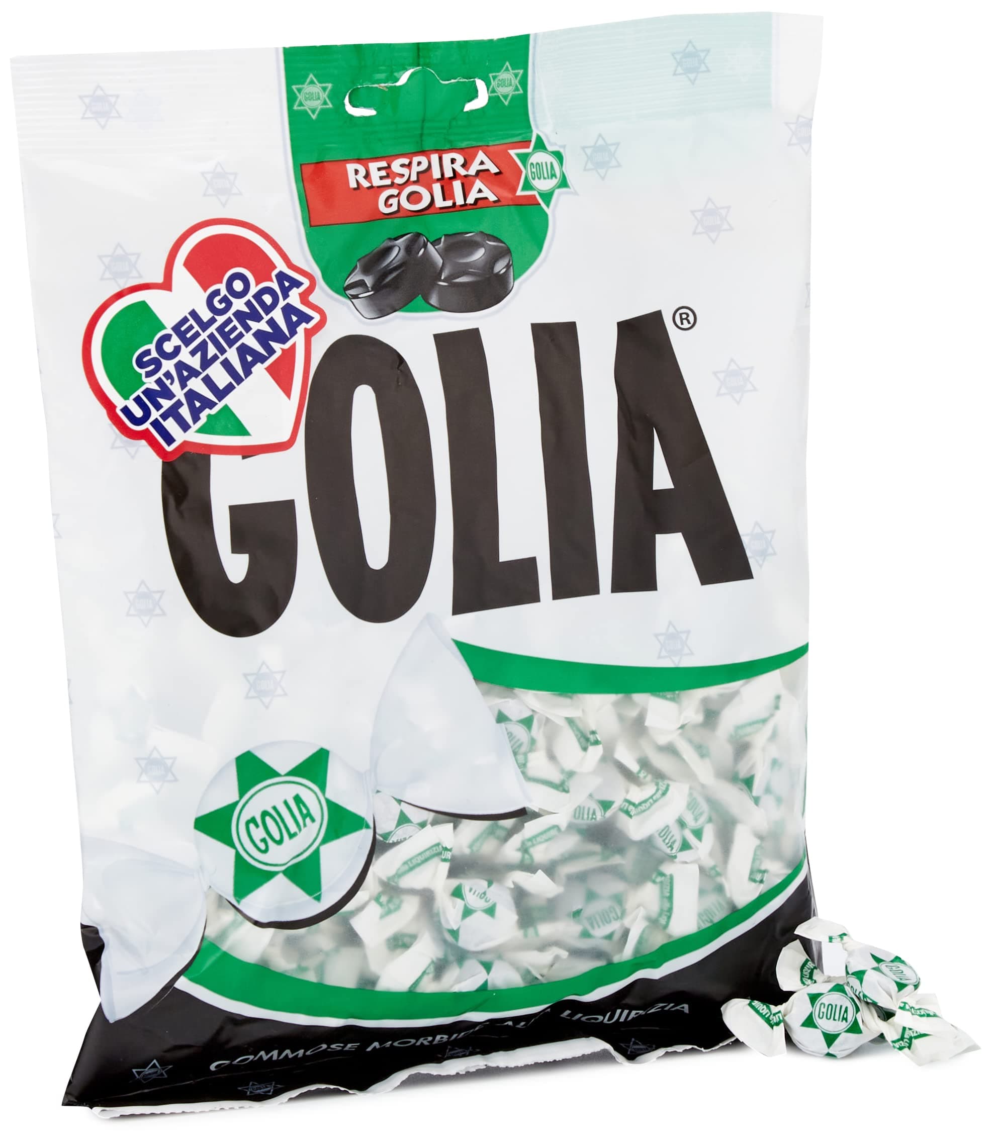 Golia - Gommose Morbide alla Liquirizia 180 Gram Bags (6.3 Ounce)