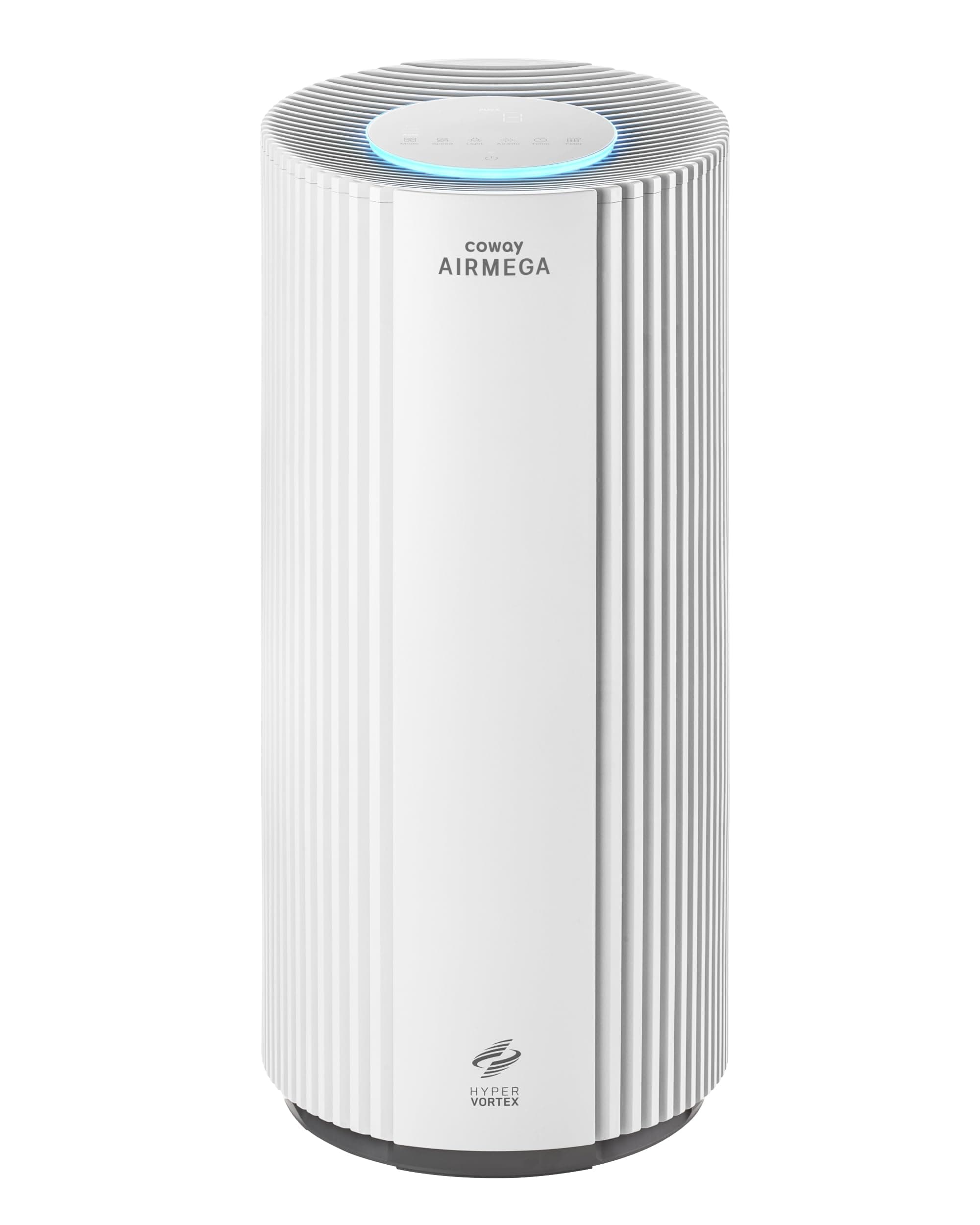 COWAY Air Purifier for Large Room Whole Home Up to 3,285 ft², HEPA Filter for Smoke, Allergen, Pet Dander, Odor, PM(1, 2.5, 10), AQI, Turbo Eco Mode, Energy Star, 3yr Warranty, Airmega 450 White