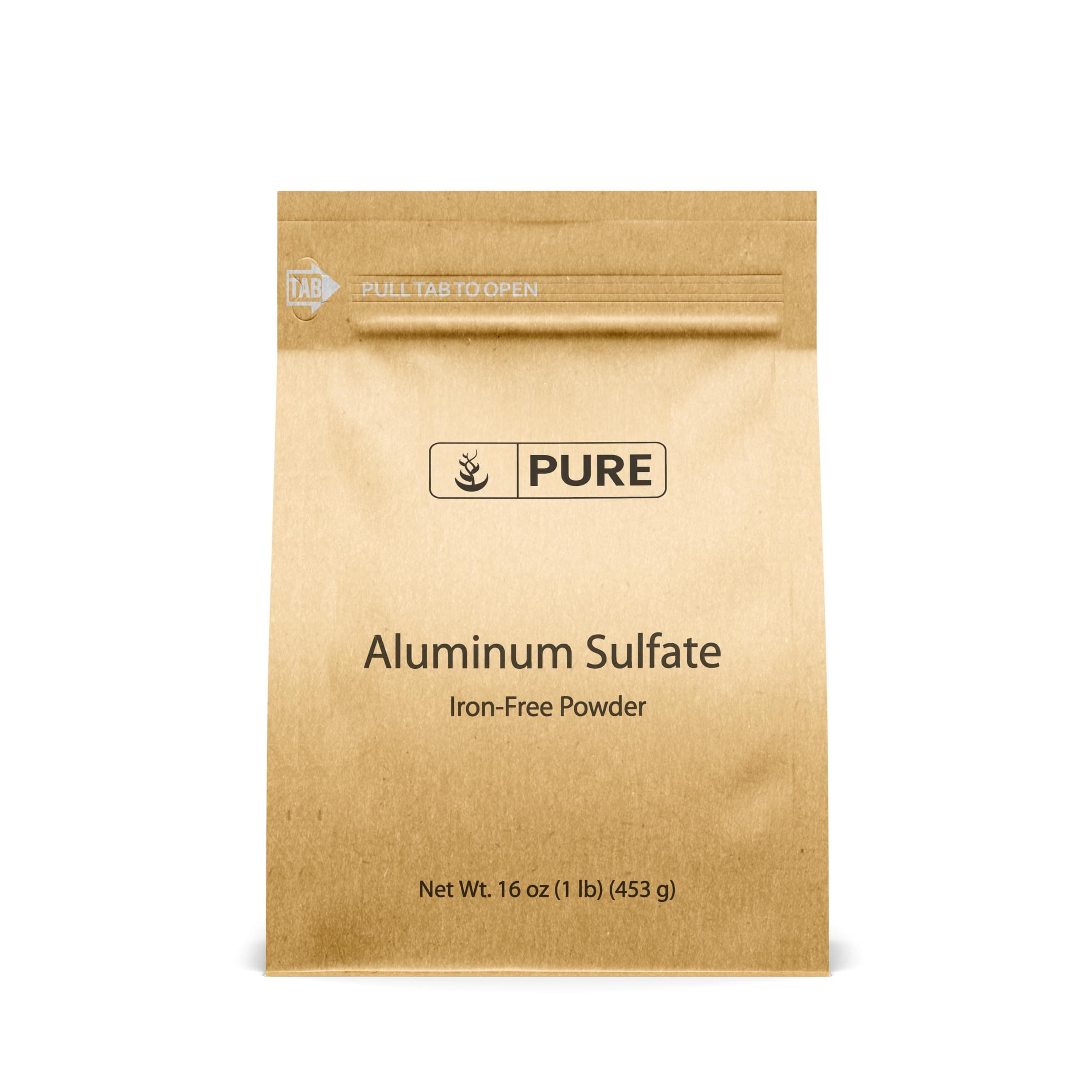Pure Original Ingredients Aluminum Sulfate (1 lb) Food Grade, Iron Free, Soil Additive