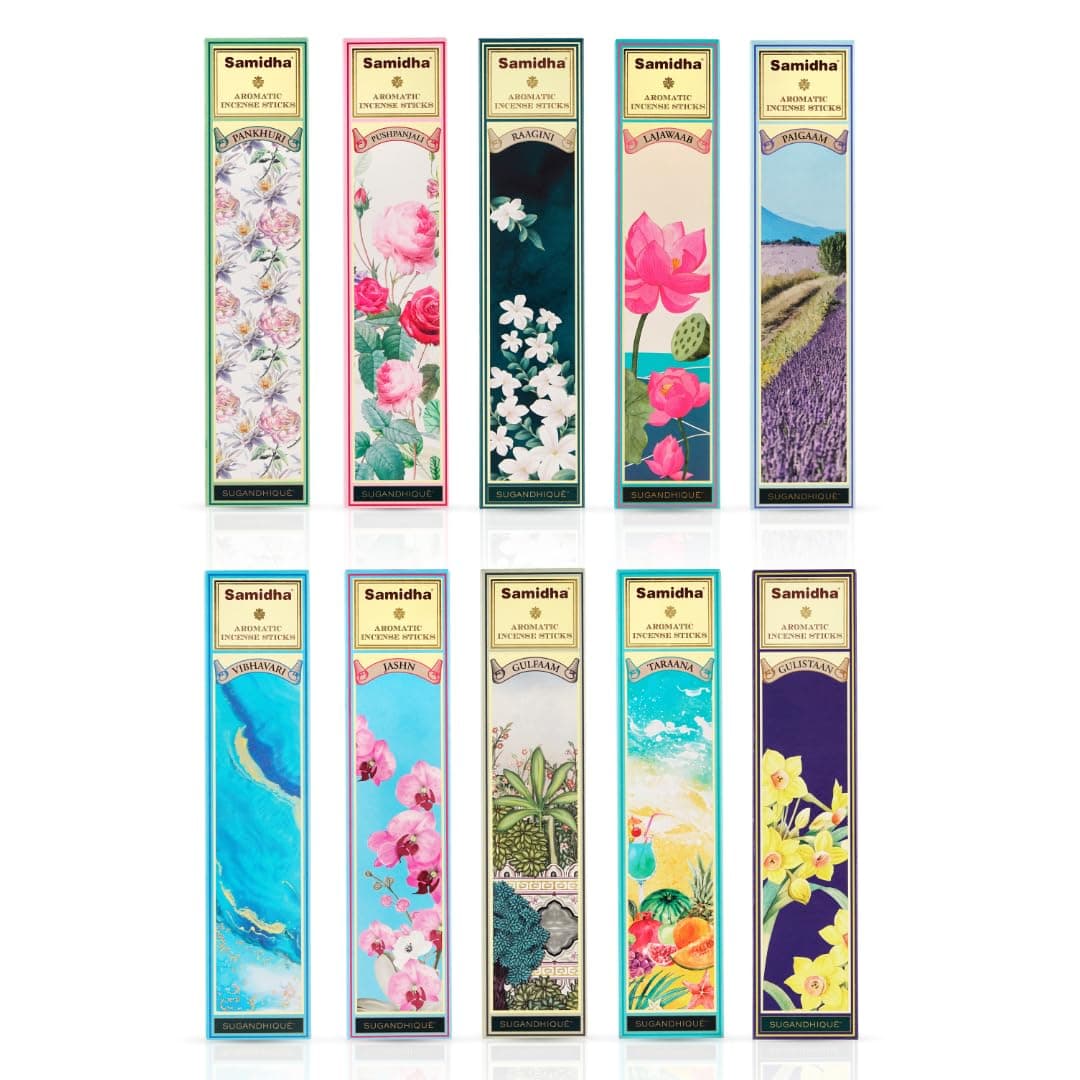 Assorted Set of 10 Premiere Incense Sticks (500 gm)