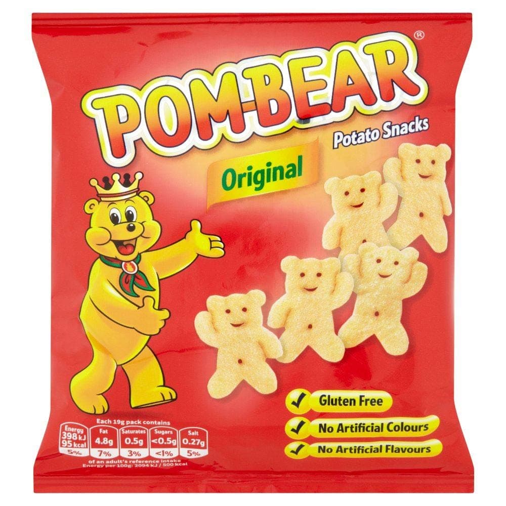 Pom-Bear Original (Box of 36 x 19g Bags)